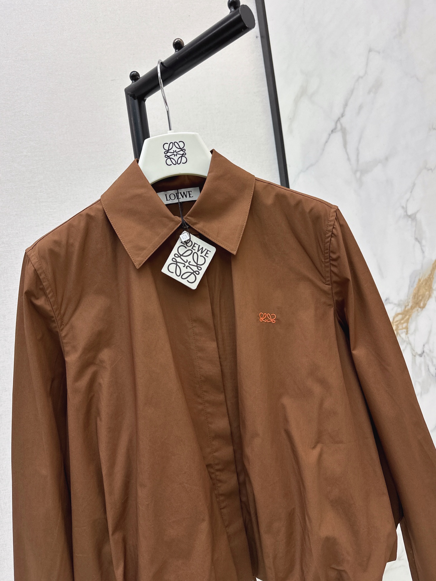 Loe 26fw drawstring shirt