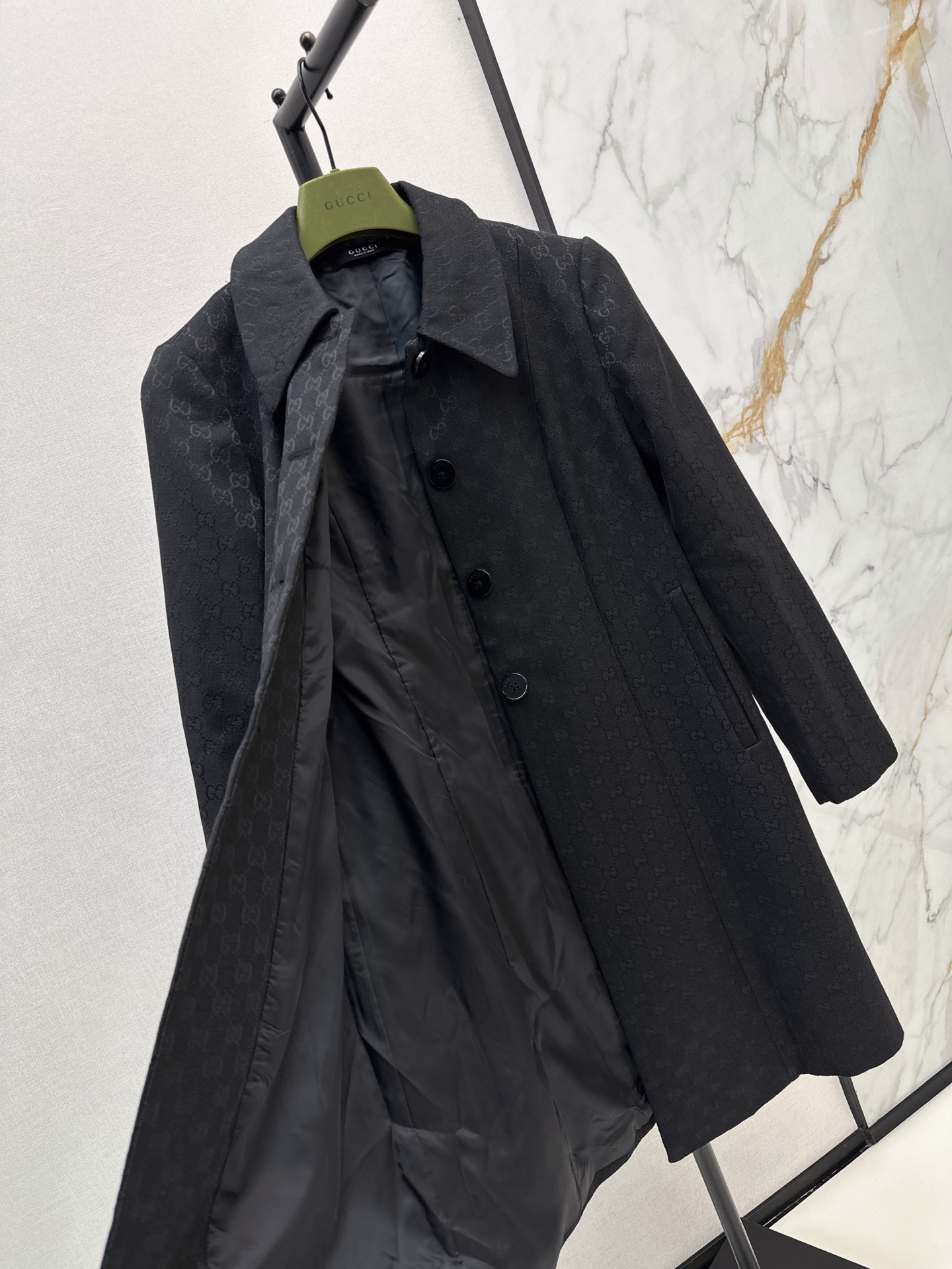 Guc 26fw long jacquard jacket