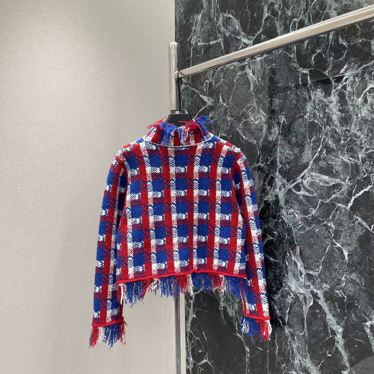 Chan 26fw Plaid Tweed Jacket