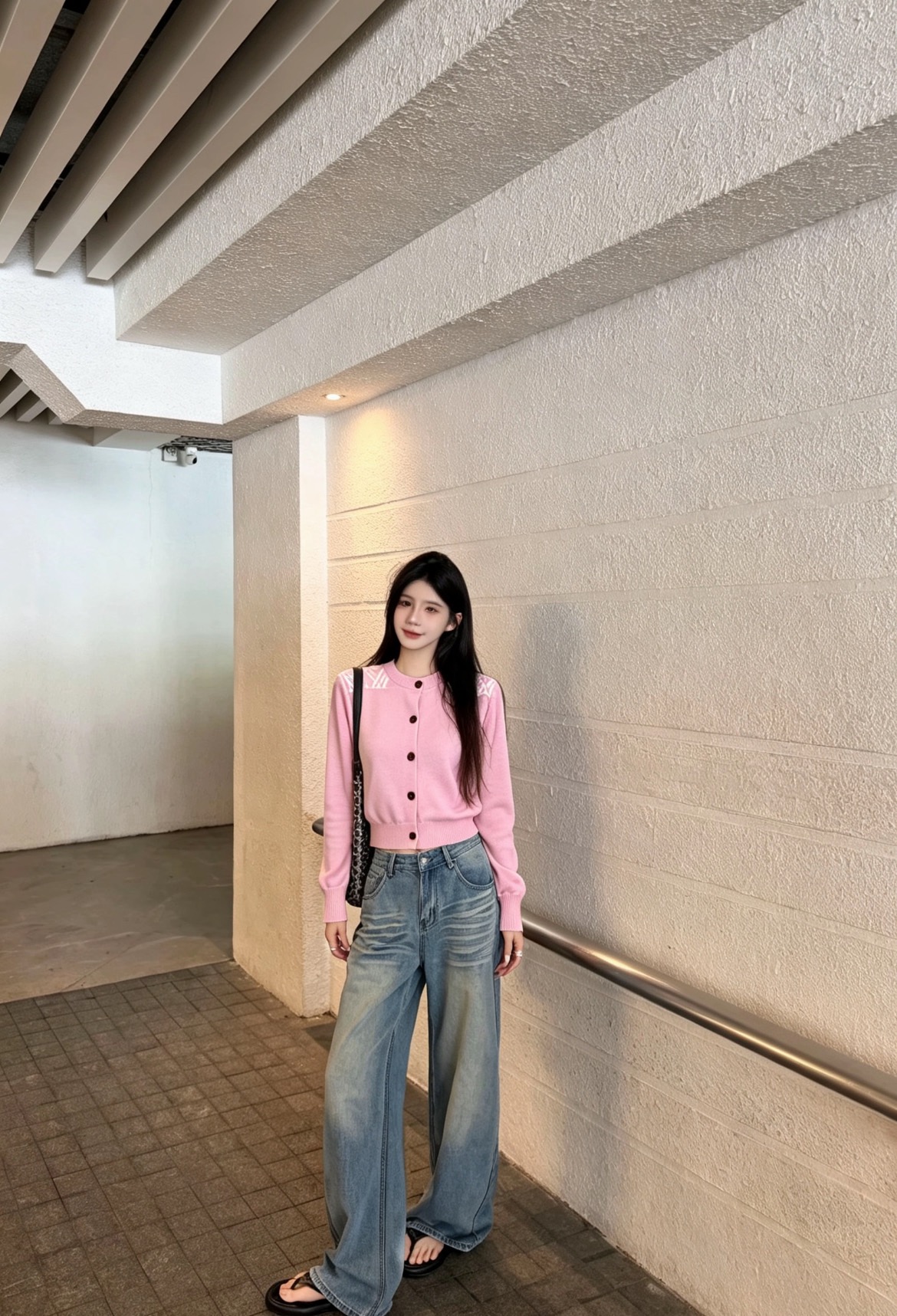 Bur 26fw knit cardigan