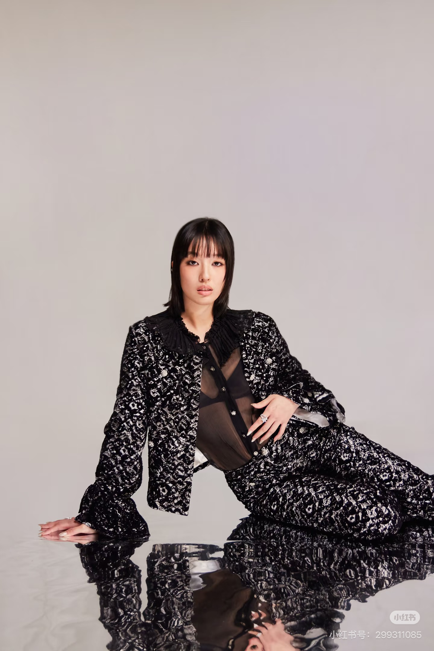 Chan 26fw lace jacket