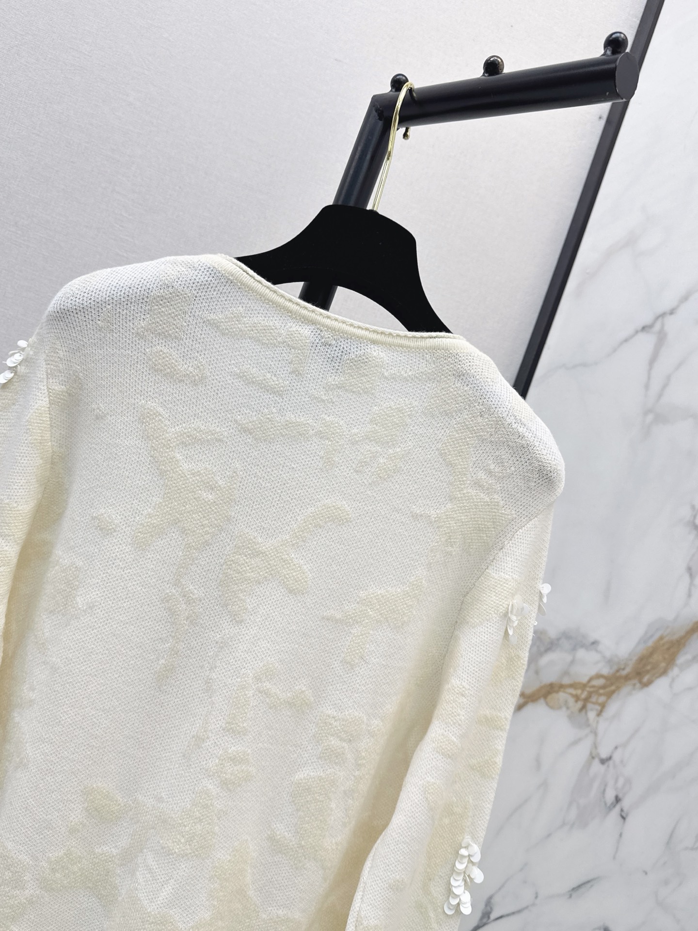 Chan 26fw sequin knit cardigan