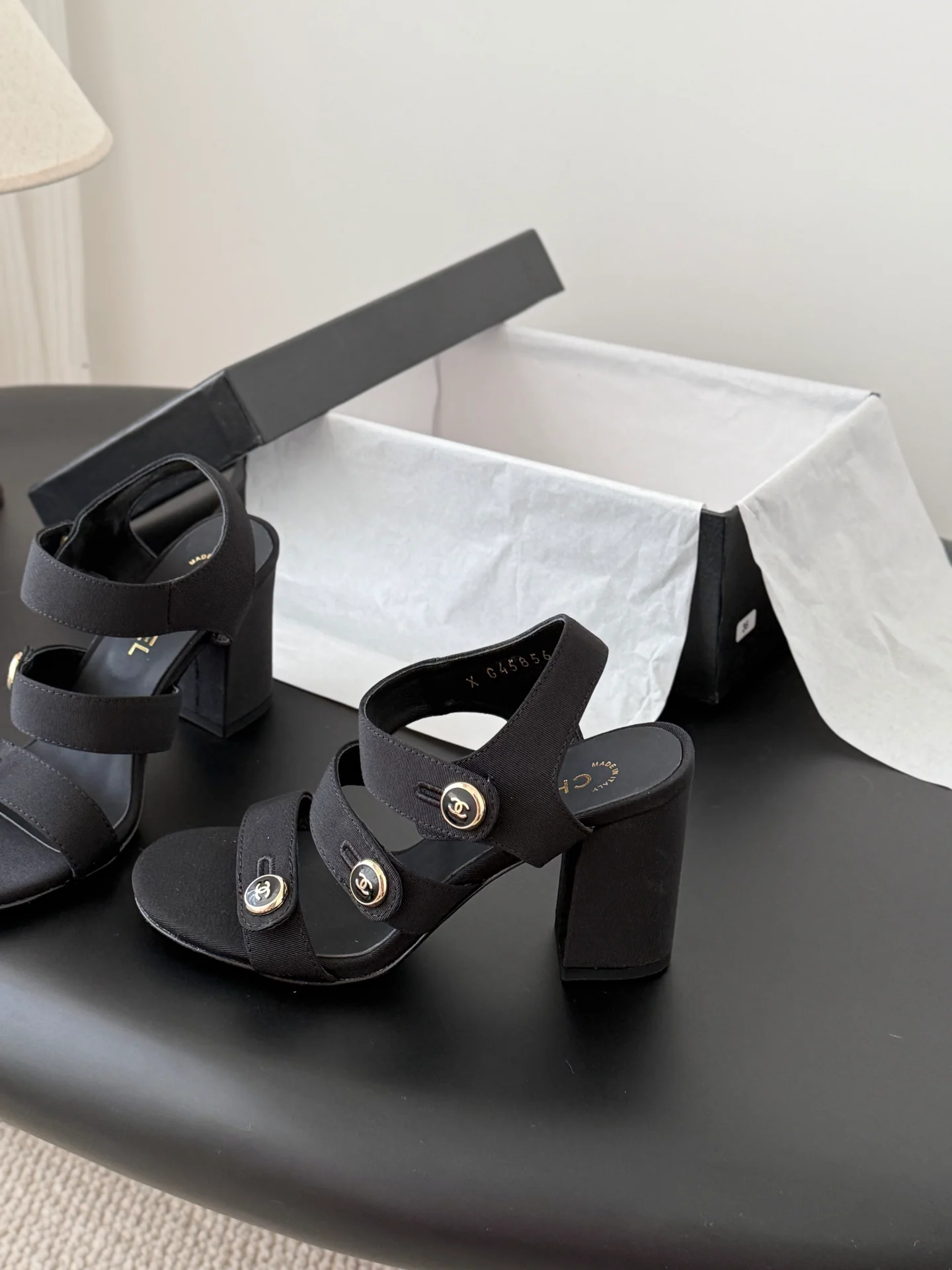 Chan high*heeled sandals