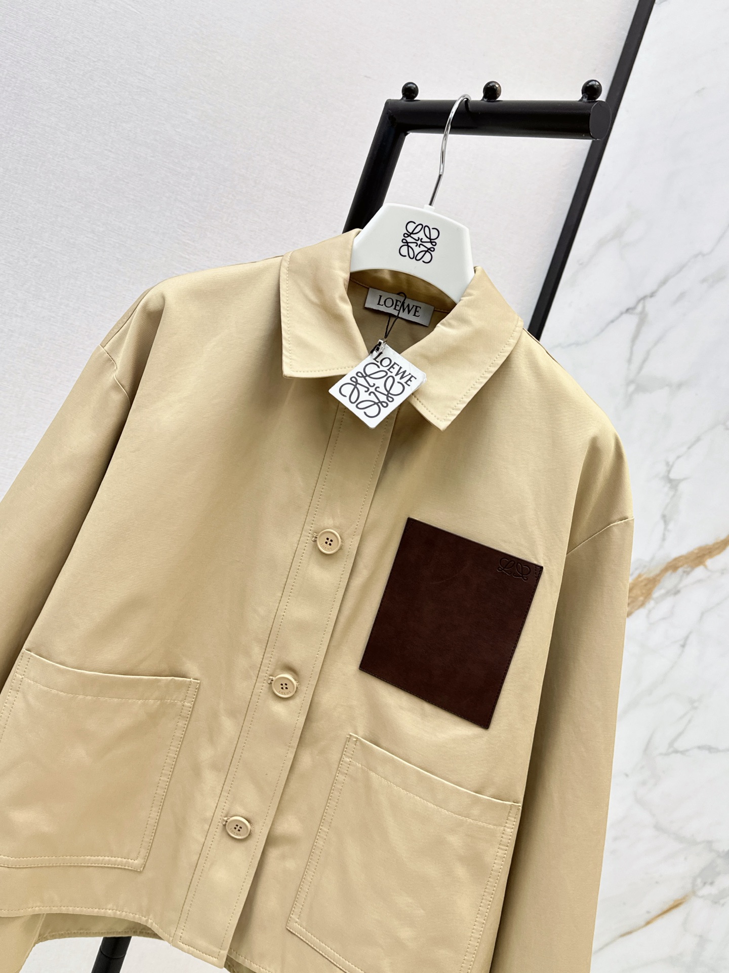 Loe 26fw asymmetrical jacket