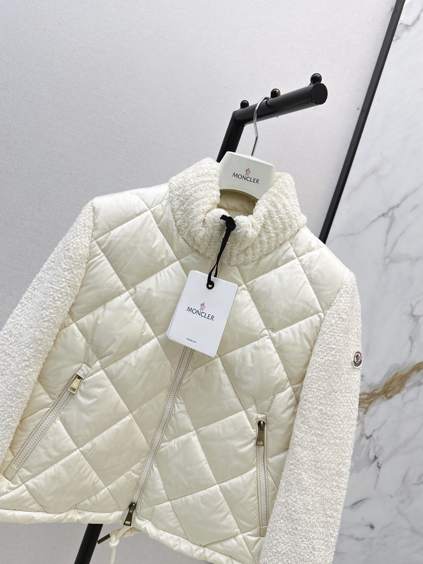 Monc 26fw knit contract down jacket