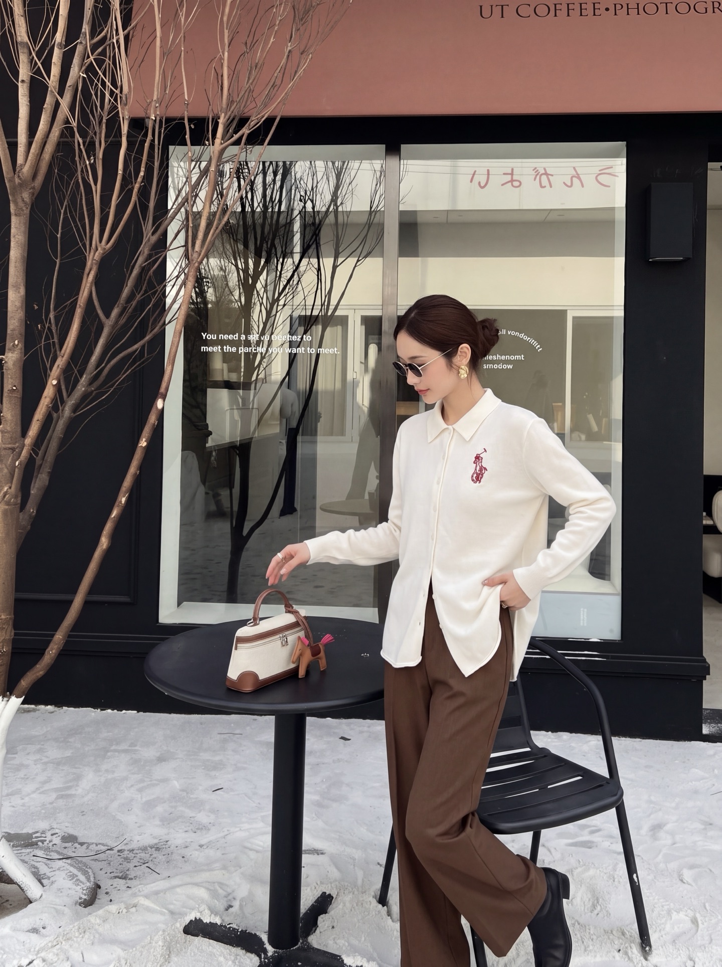 Ralp 26fw embroidery knitwear