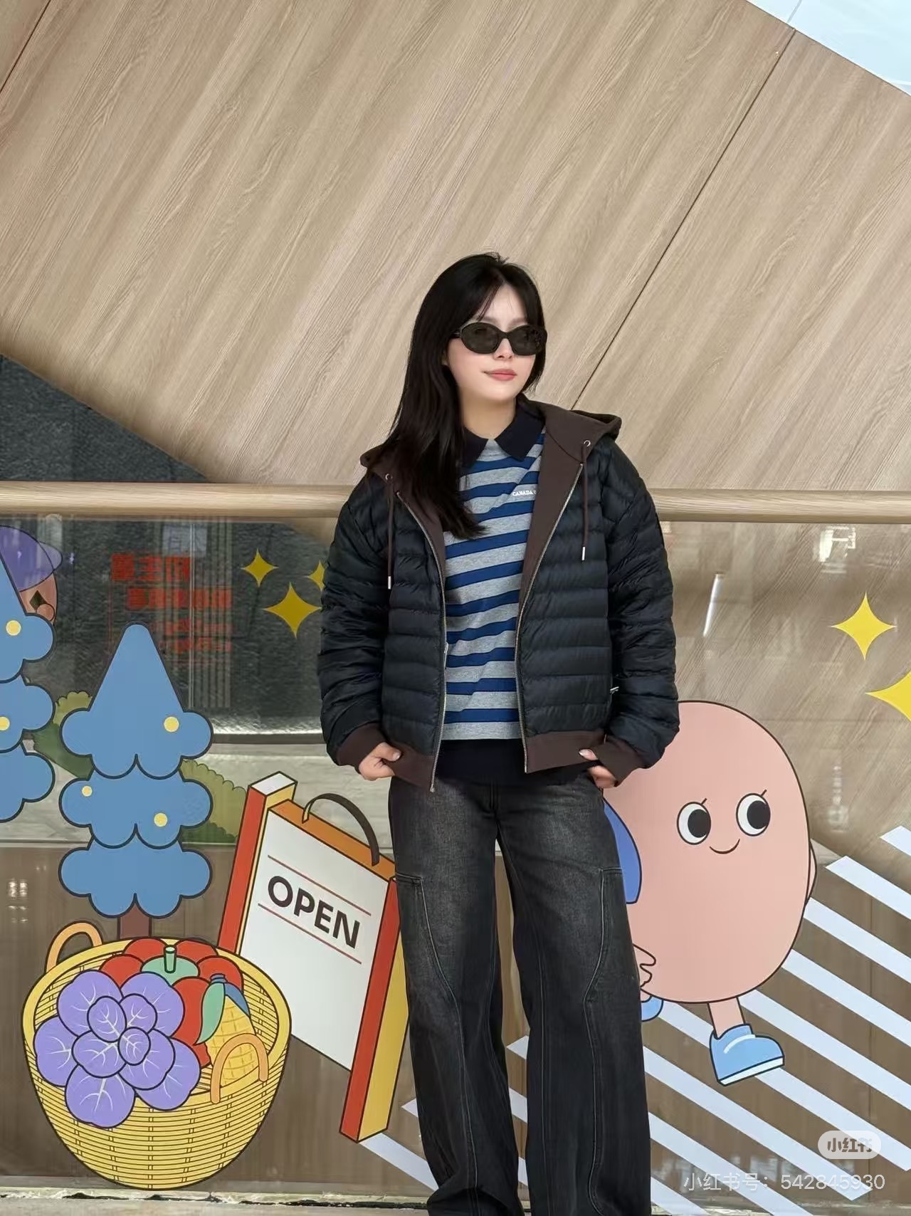 Can 26fw reversible down jacket