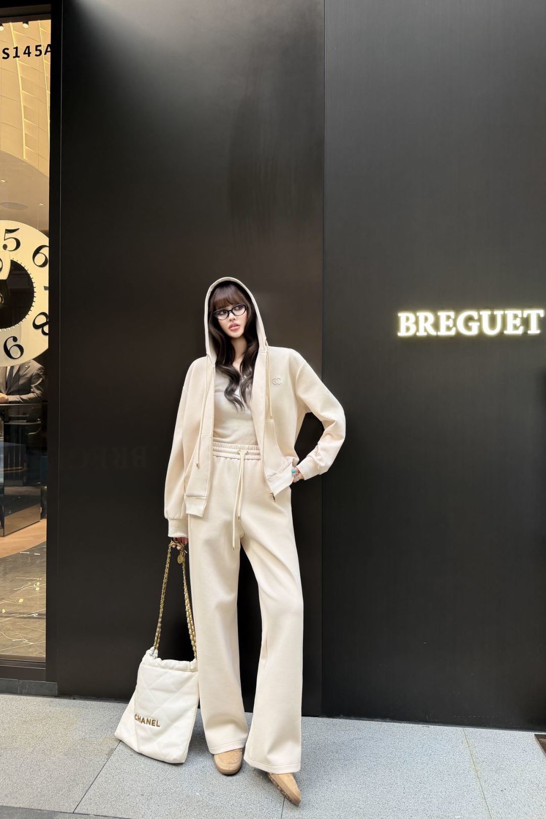 Chan 26fw hooded jacket pants sets