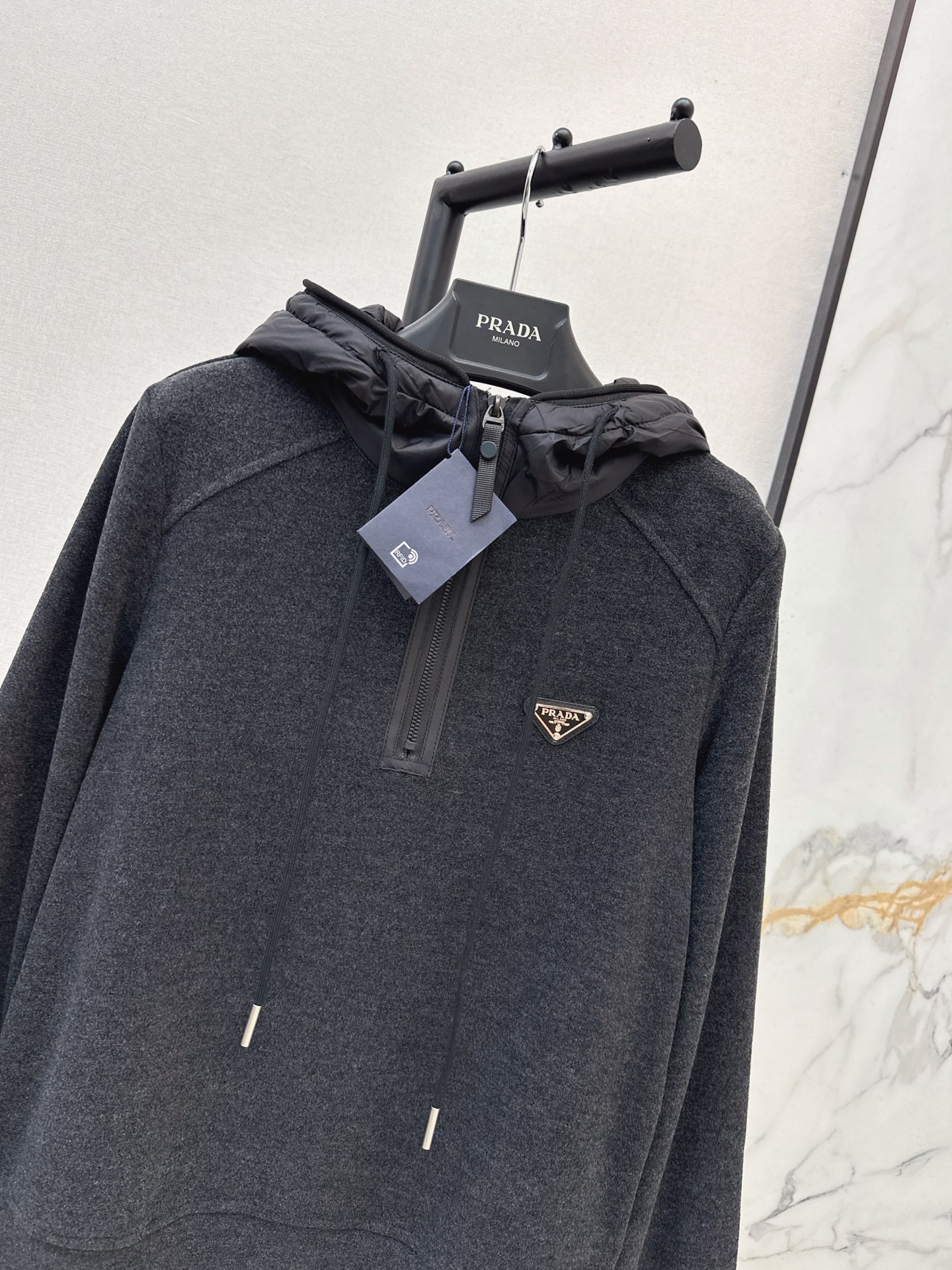 Pra 26fw contract hooded sweatshirt