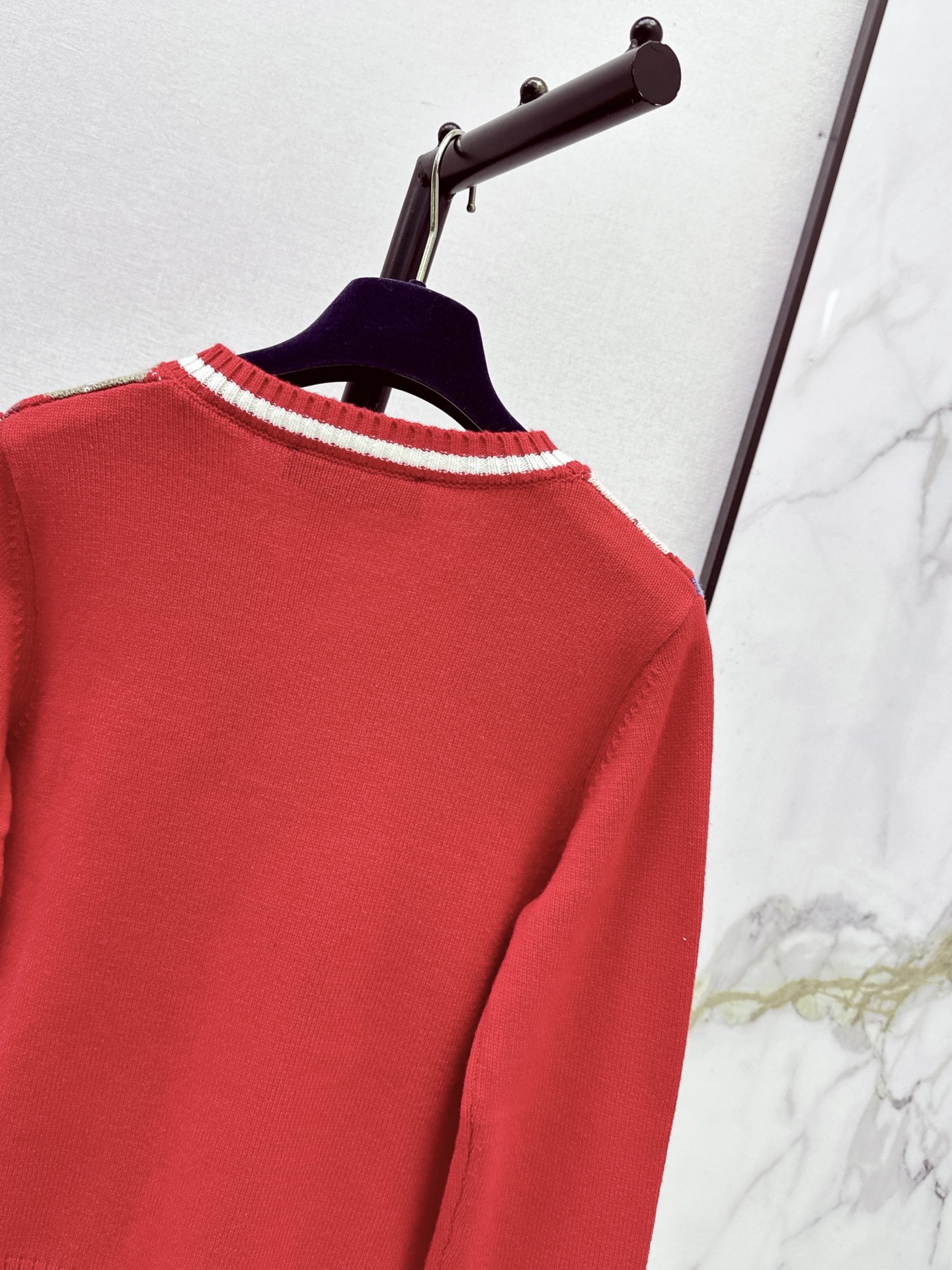 Loui 26fw jacquard knit sweater