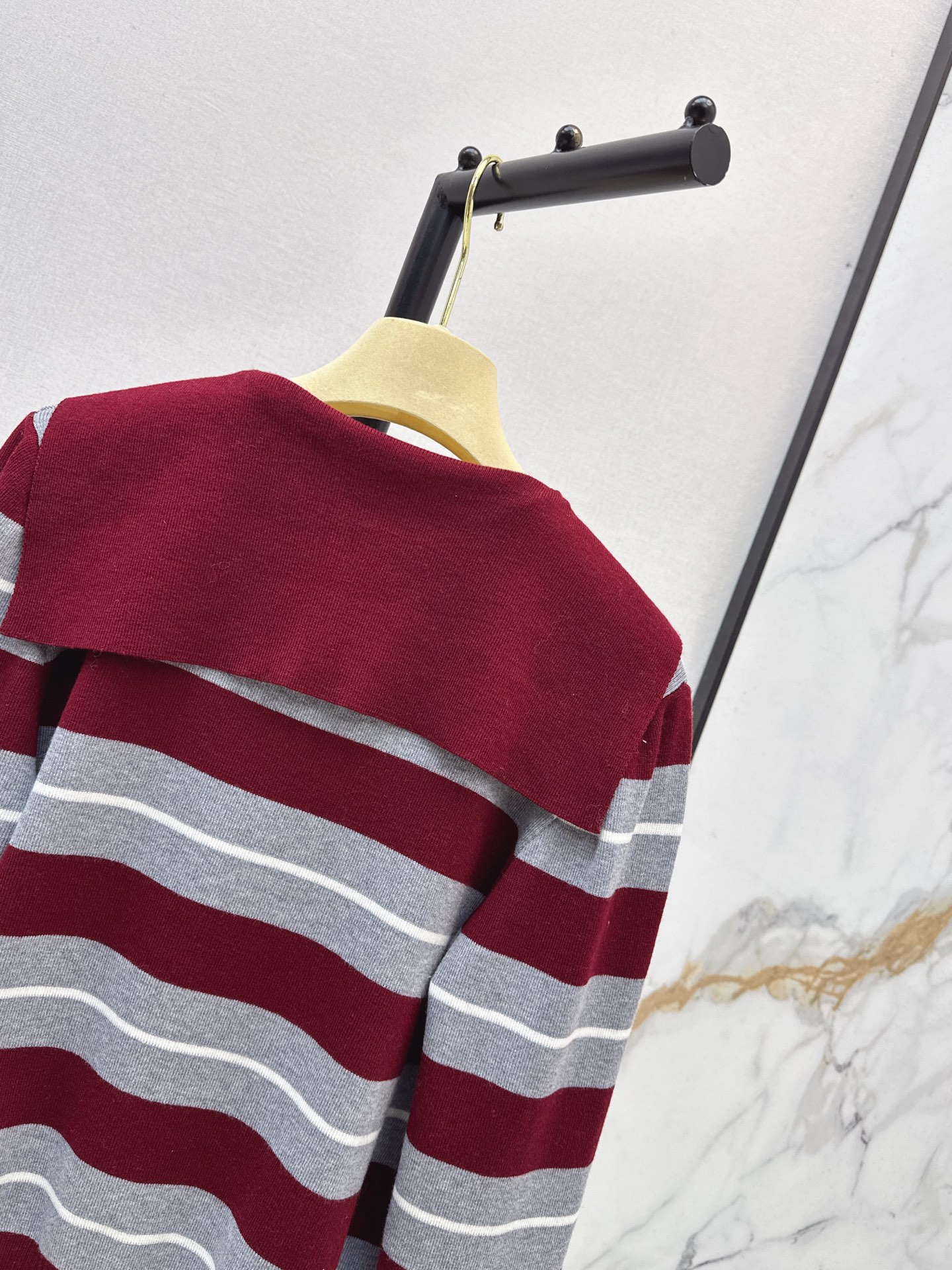 Miu 26fw stripe knitwear