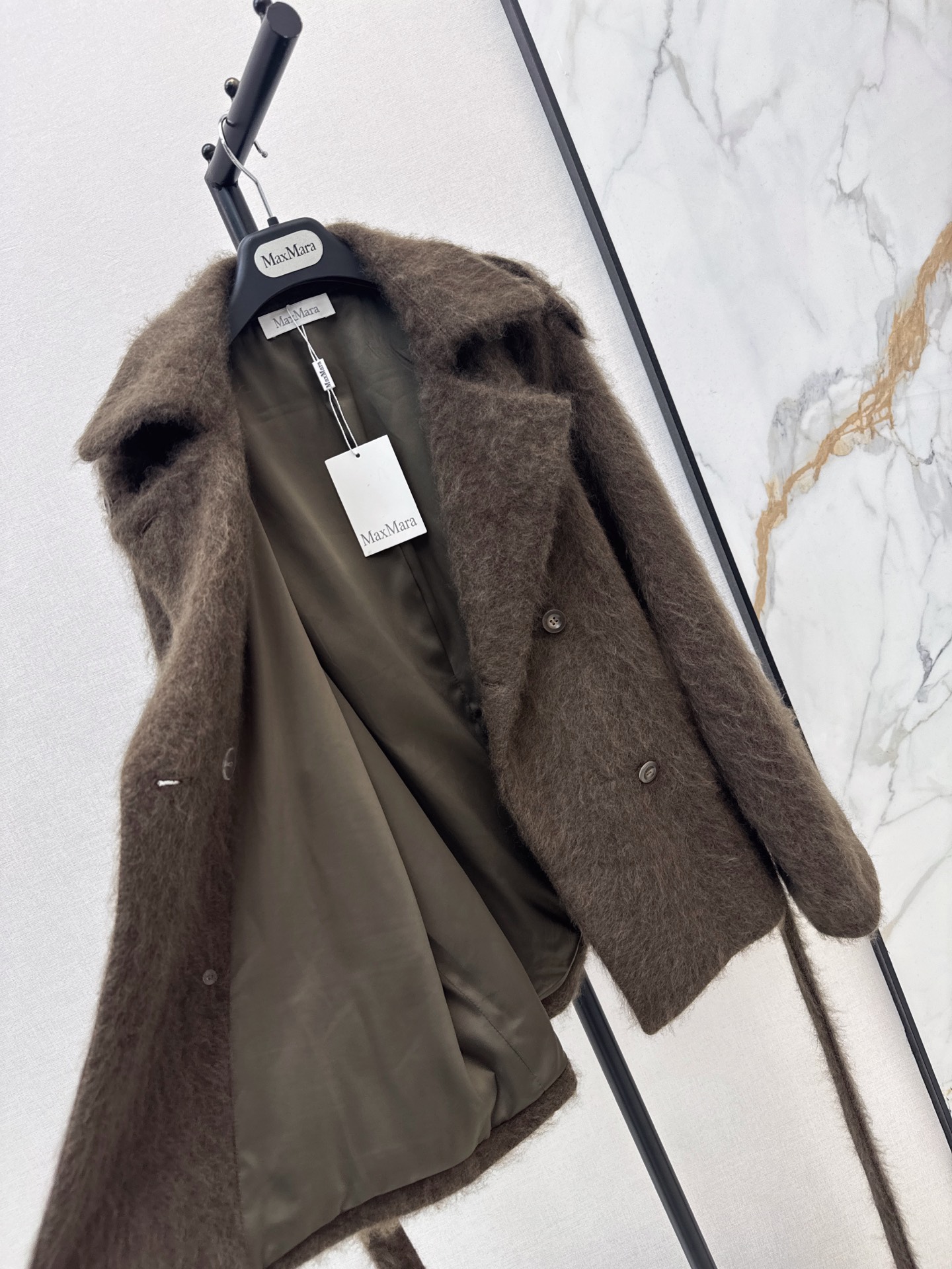 Max 26fw belted woolen jacket
