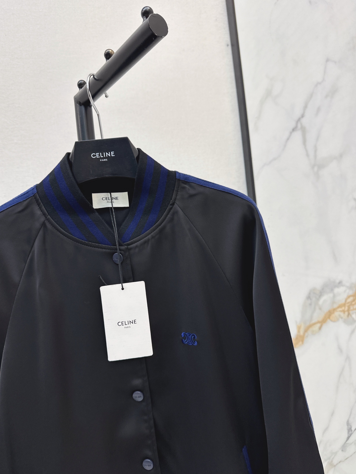 Celi 26fw satin bomber jacket