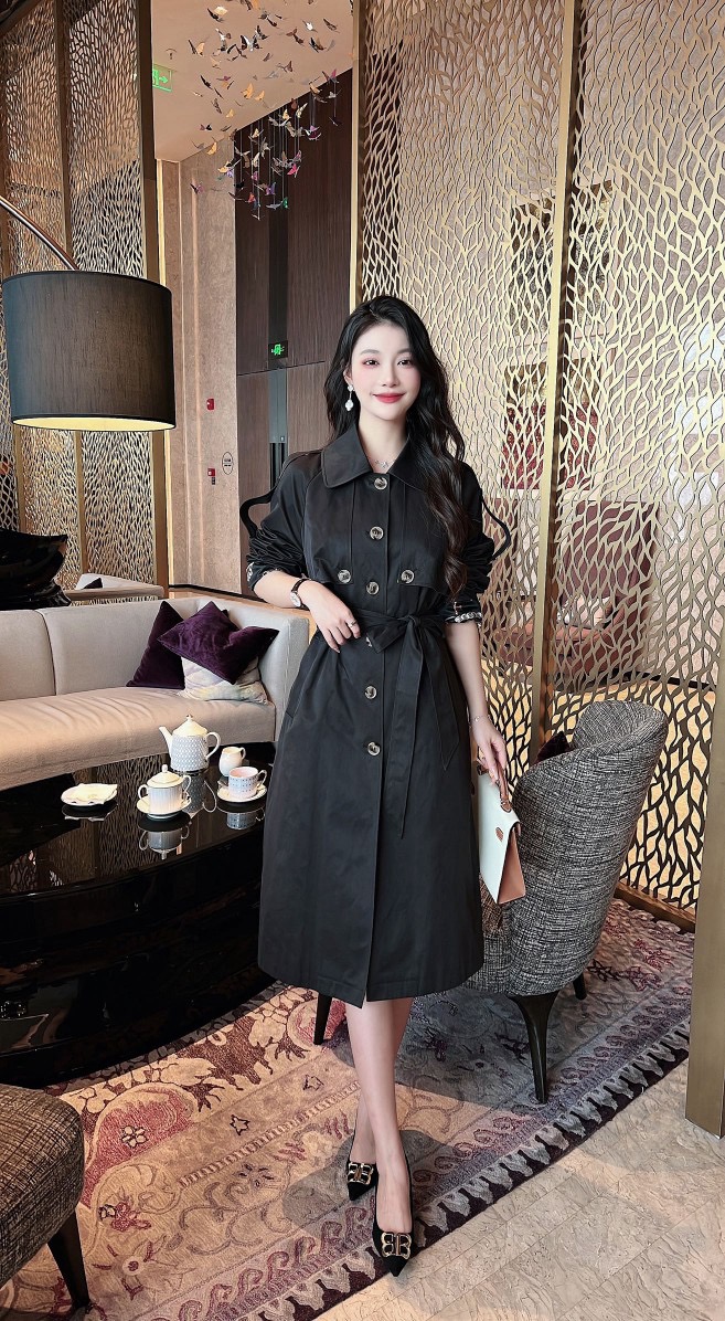 Celi 26fw belted trench coats