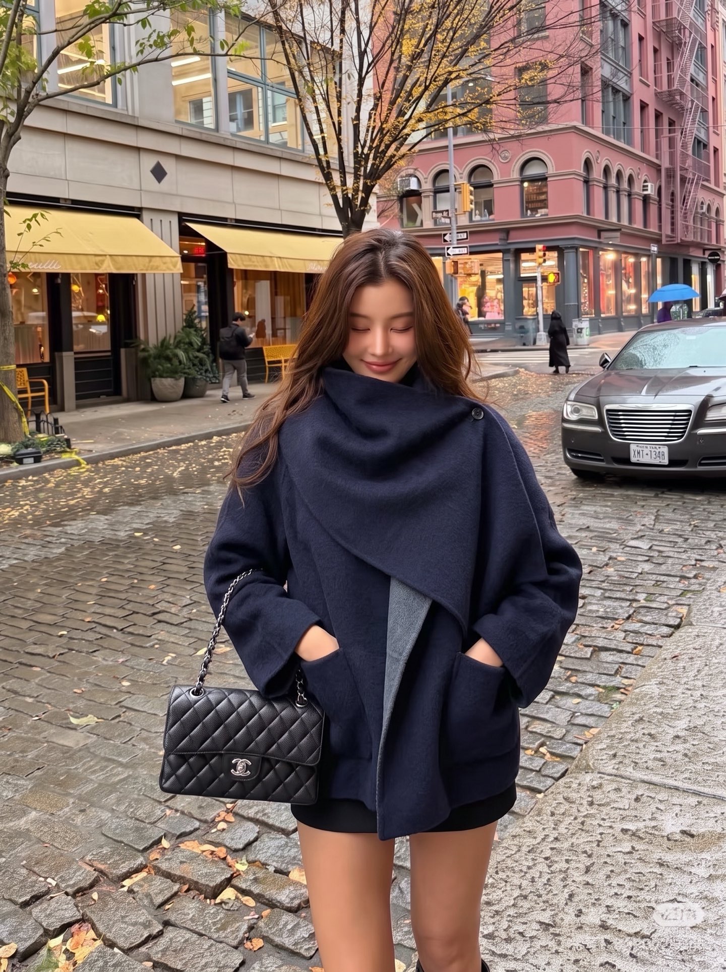 Max 26fw cropped woolen overcoats