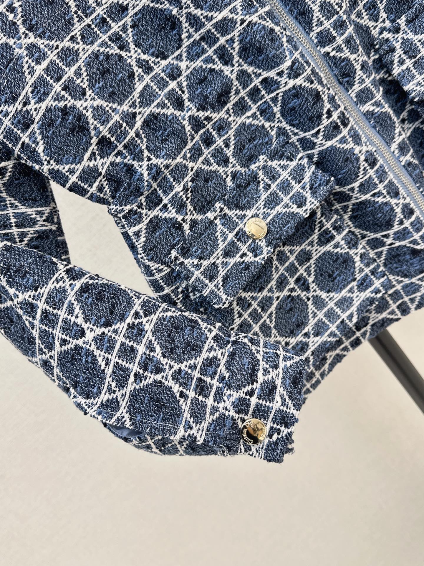 CD 26fw check drawstring hooded jacket