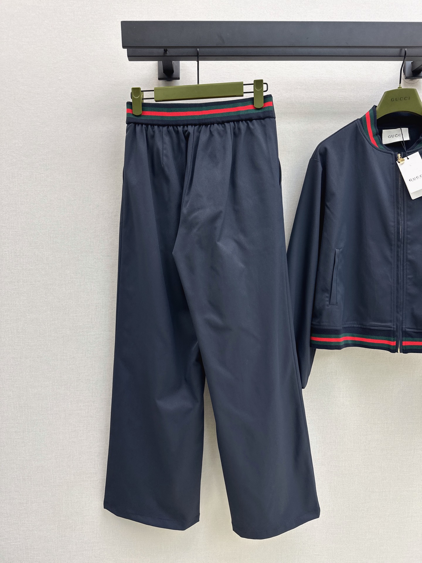 Guc 26fw zipper jacket pants sets