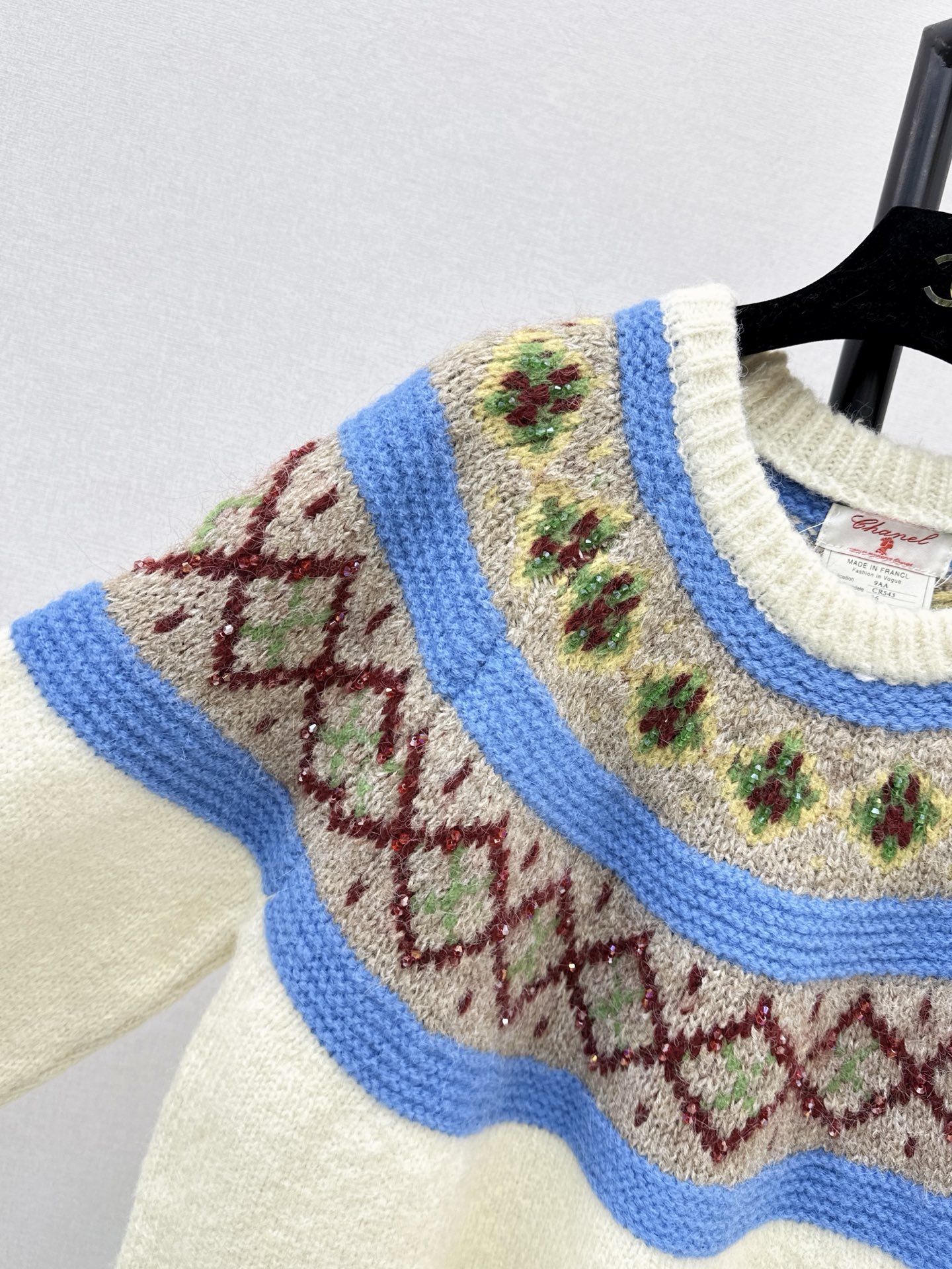 Chan 26fw jacquard sweater