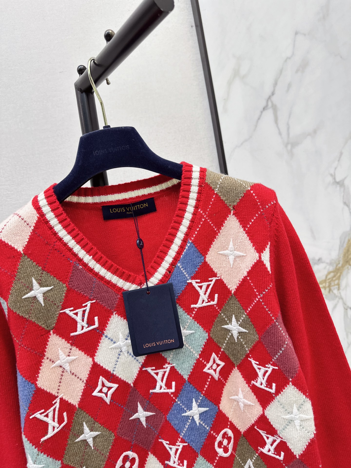 Loui 26fw jacquard knit sweater