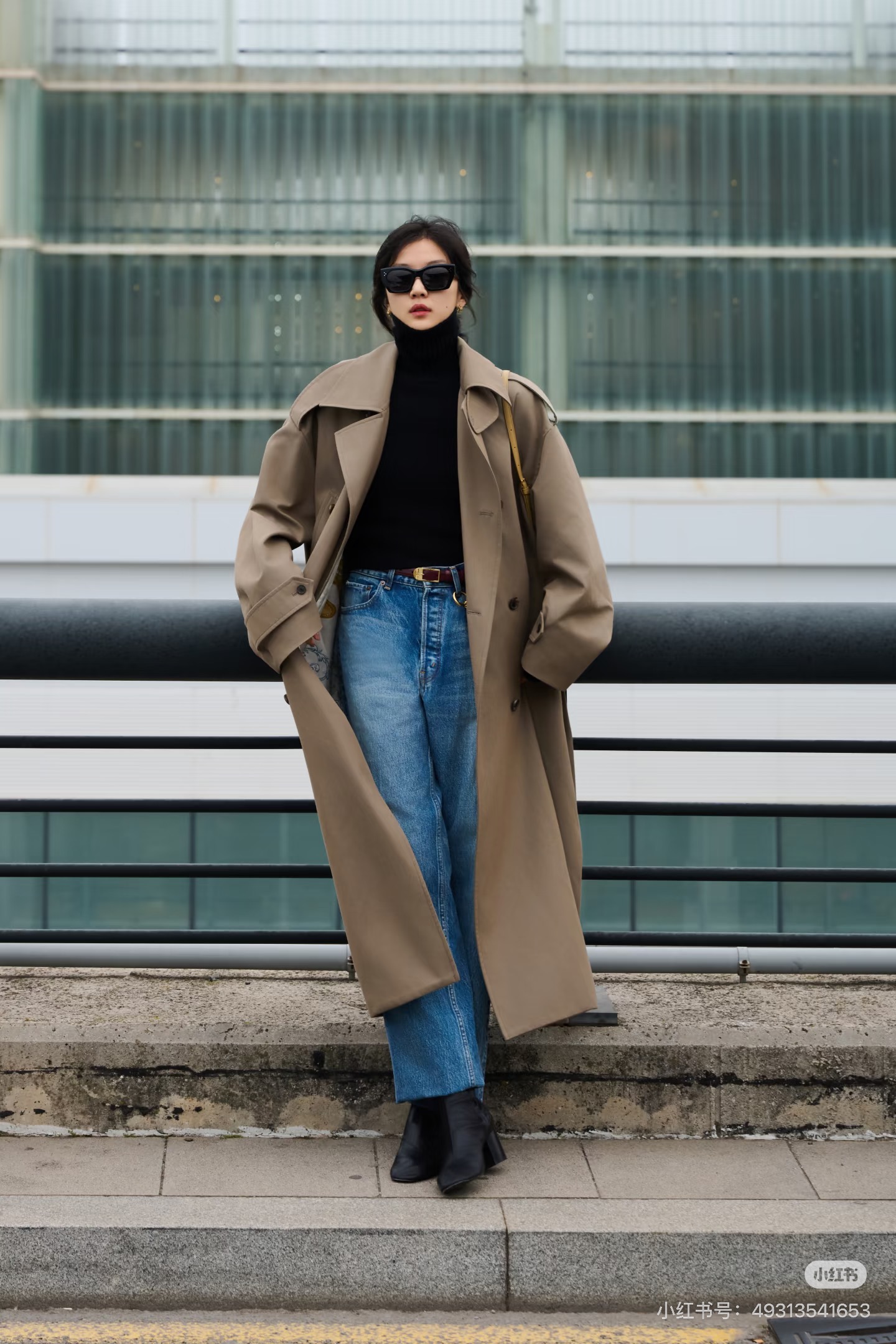 Celi 26fw print trench coats