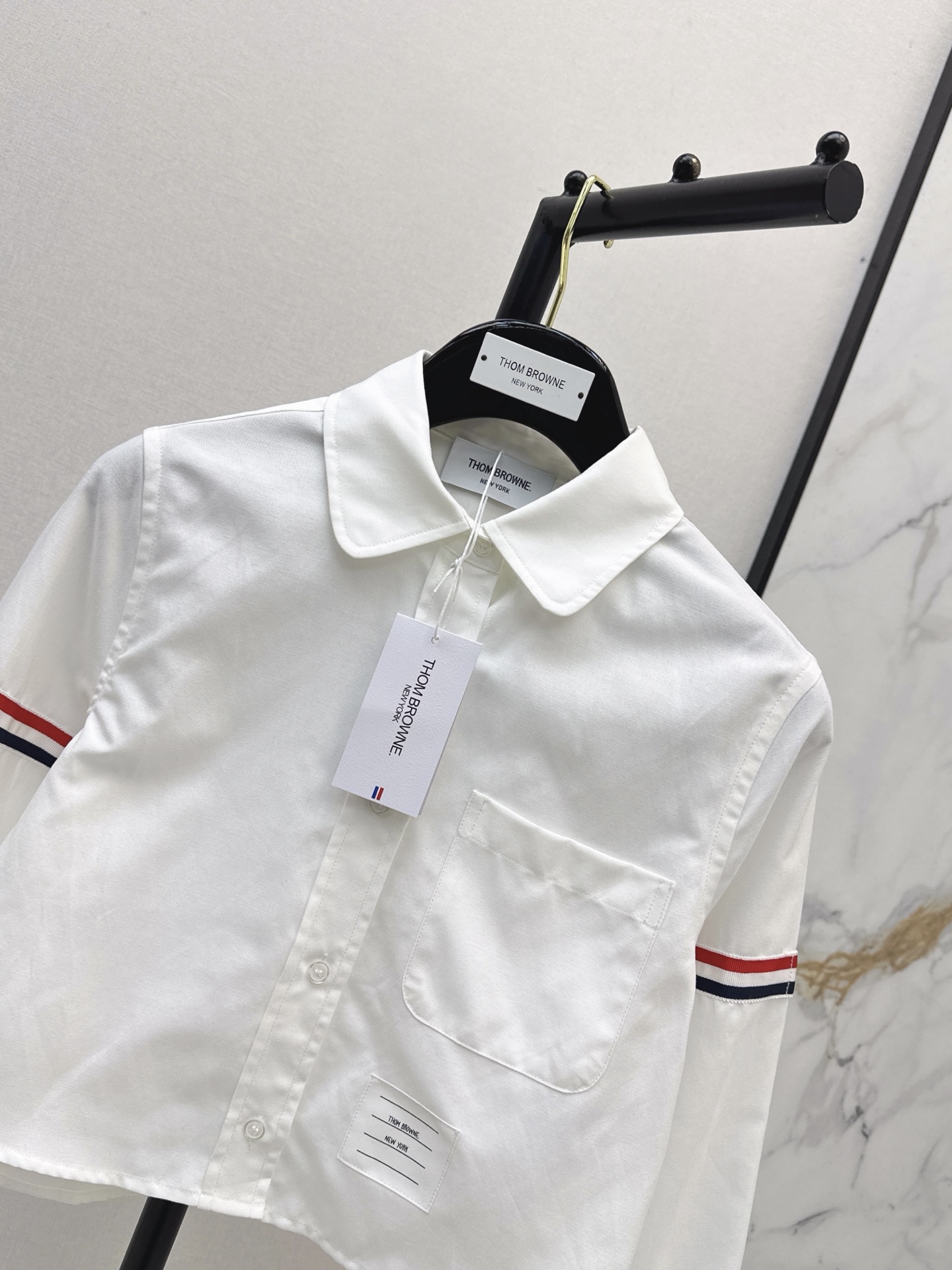 Thom 26fw cropped shirt