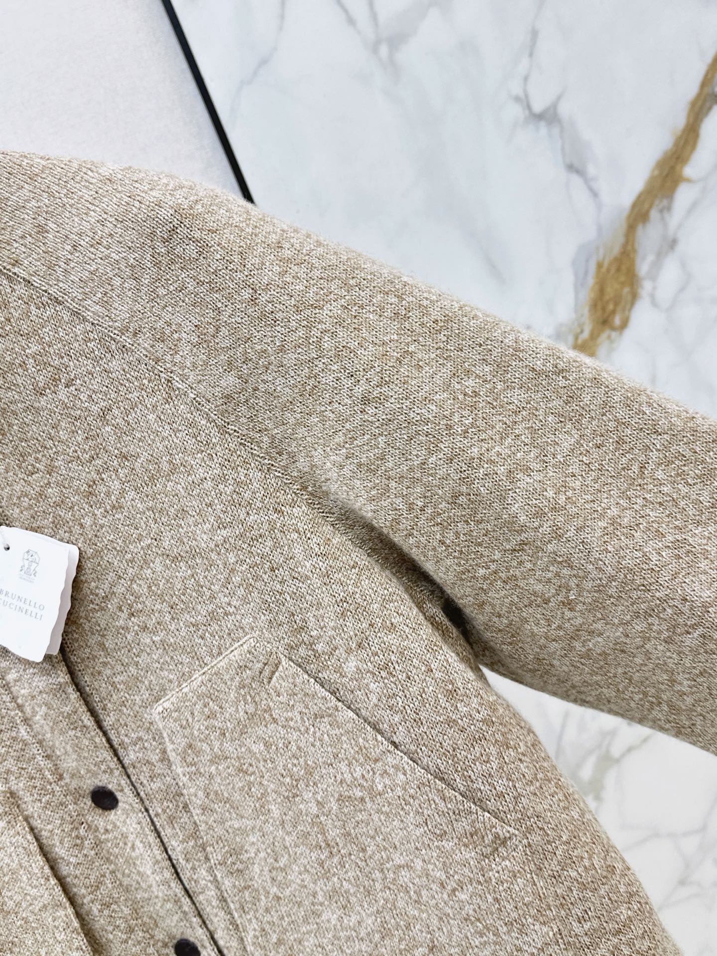 Brun 26fw cashmere reversible down jacket