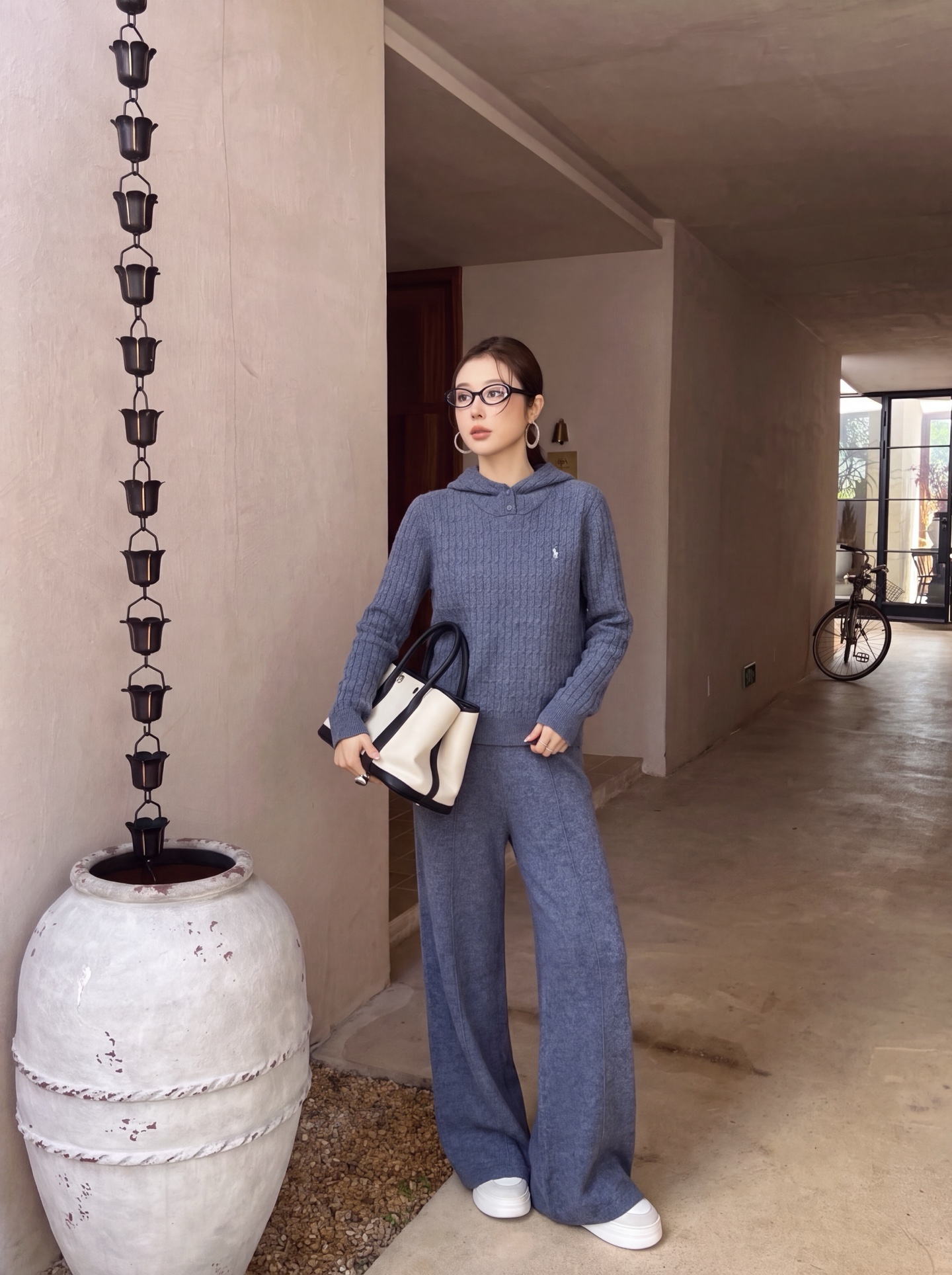 Ralp 26fw woll sweater pants sets