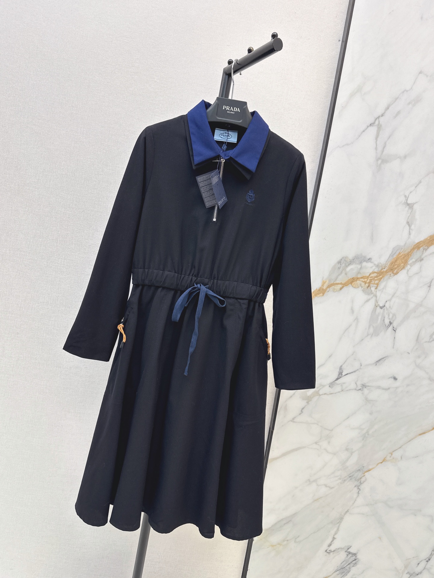 Pra 26fw drawstring dress