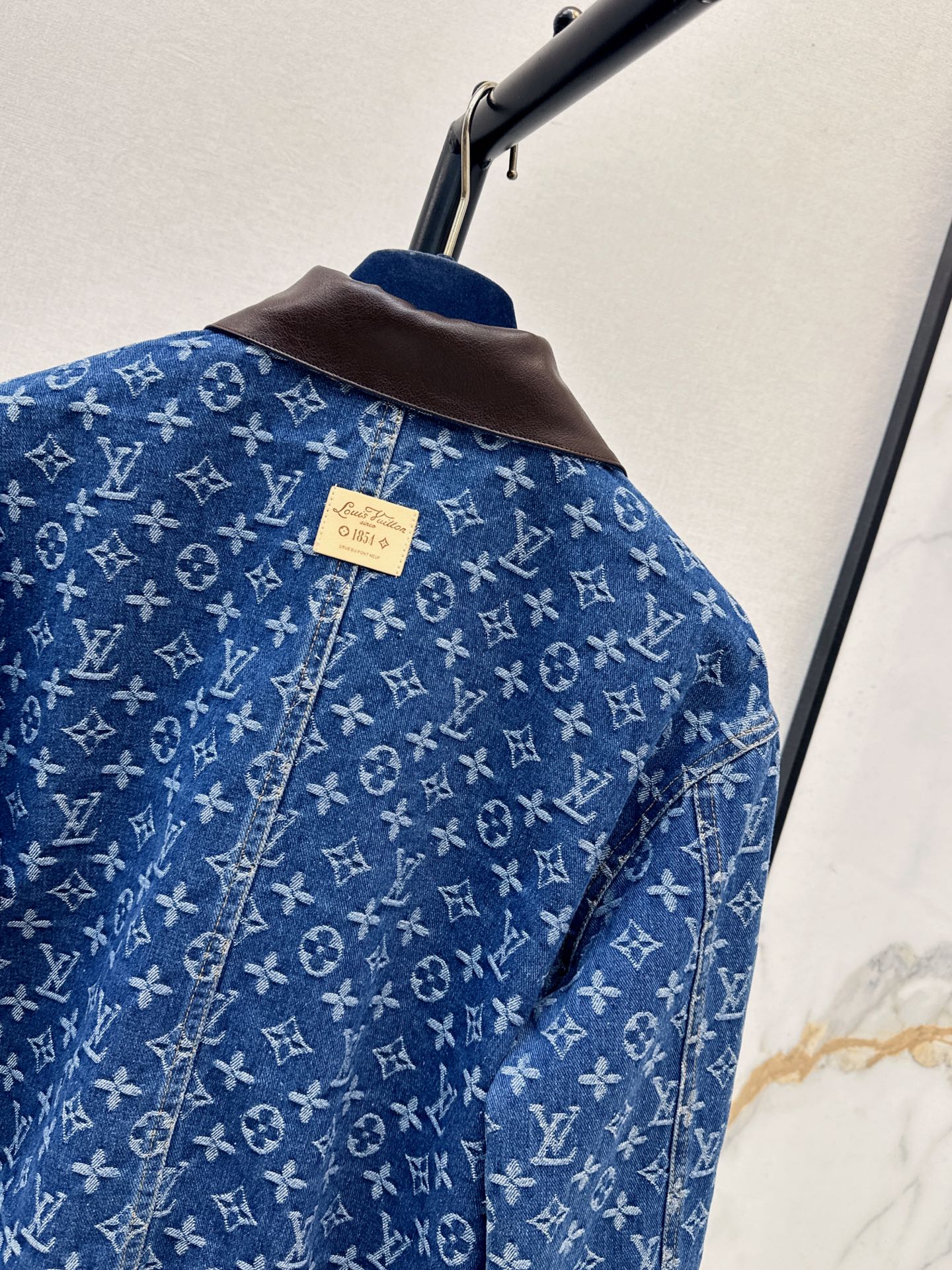 Loui 26fw jacquard denim jacket