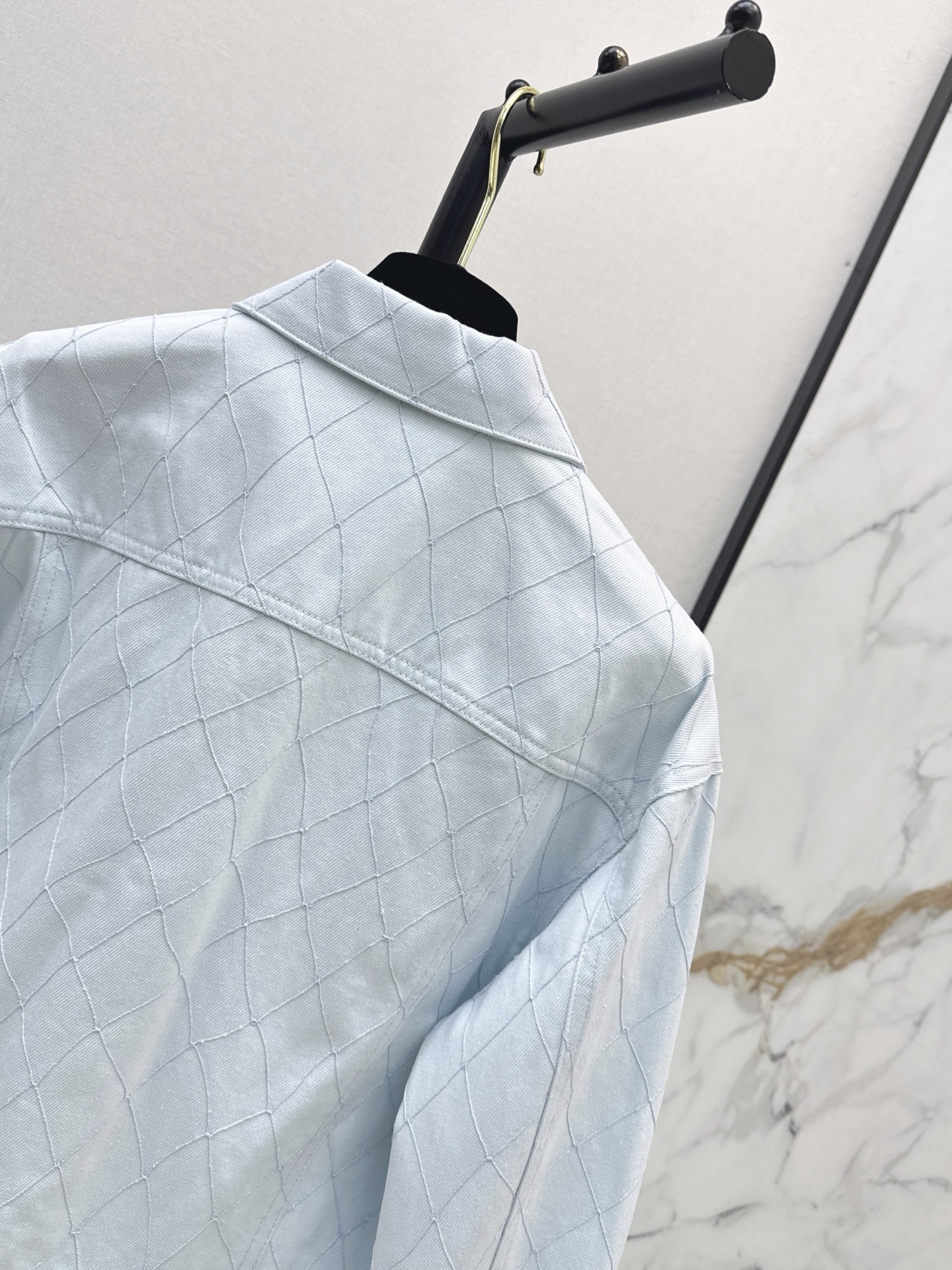 Chan 26fw embroidery denim jacket