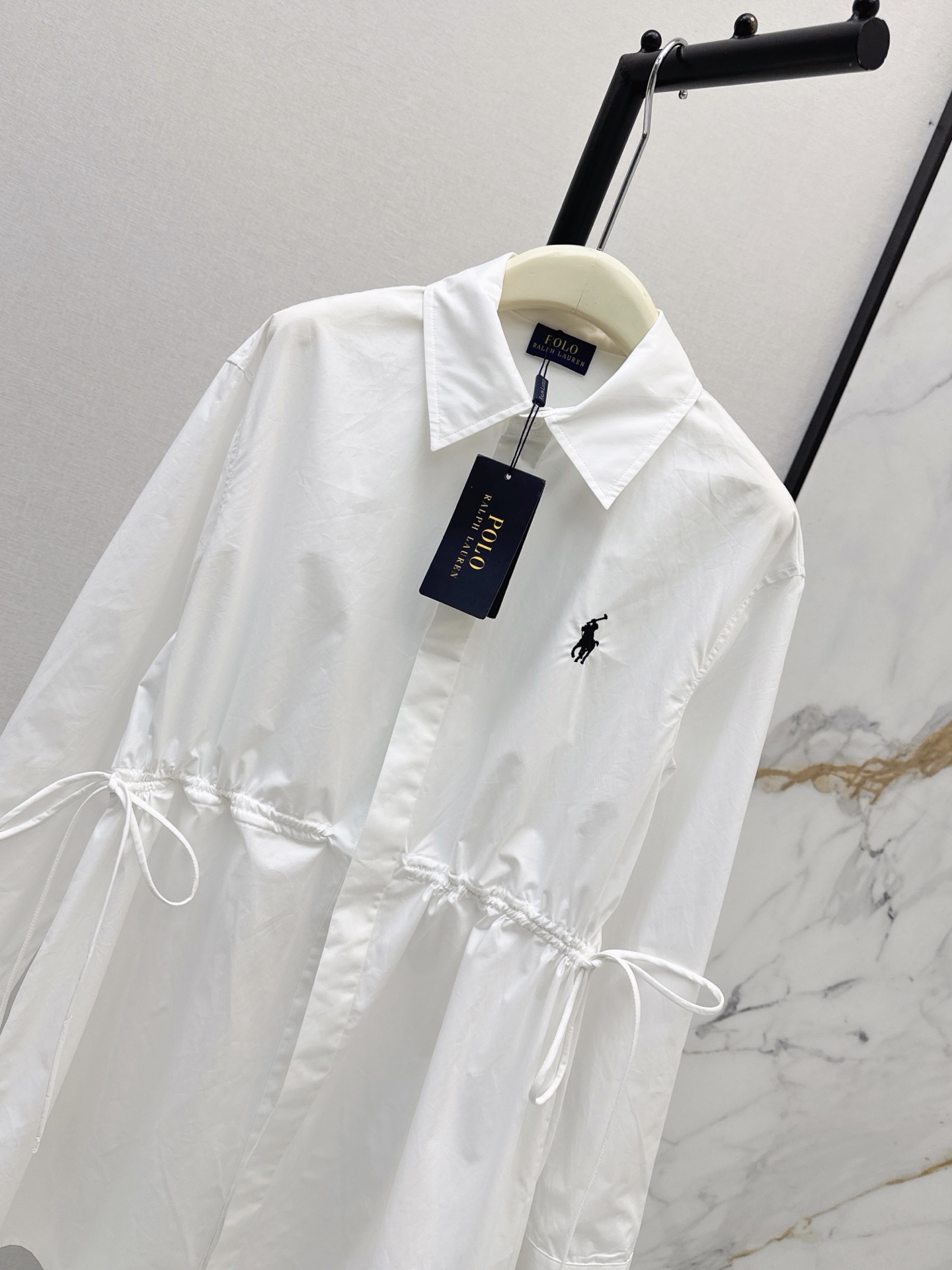 Ralp 26fw drawstring shirt dress
