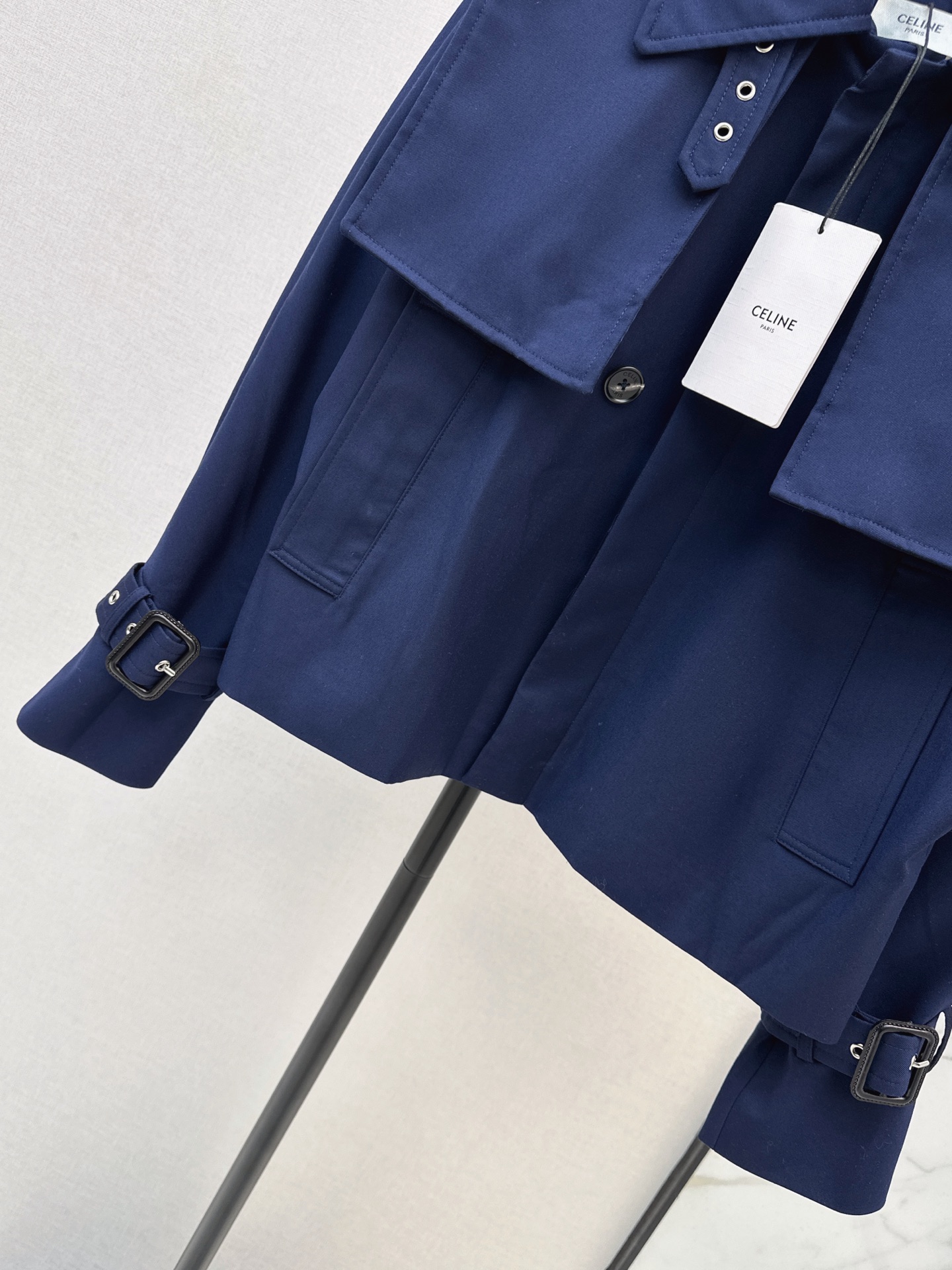 Celi 26fw cropped trench coast