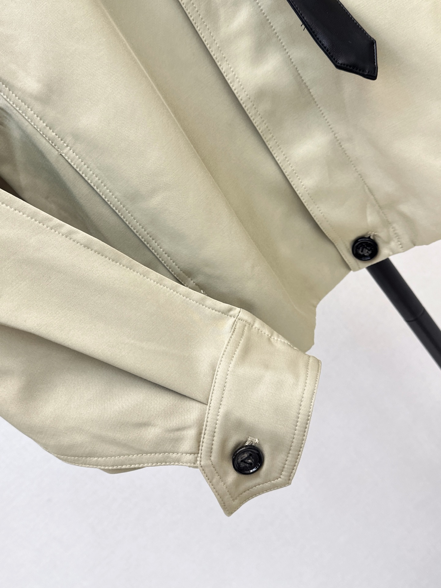 Bott 26fw woven neck cropped jacket