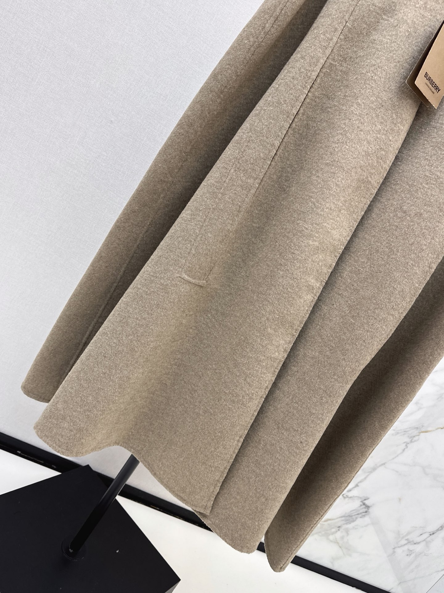 Bur 26fw woolen cape overcoats