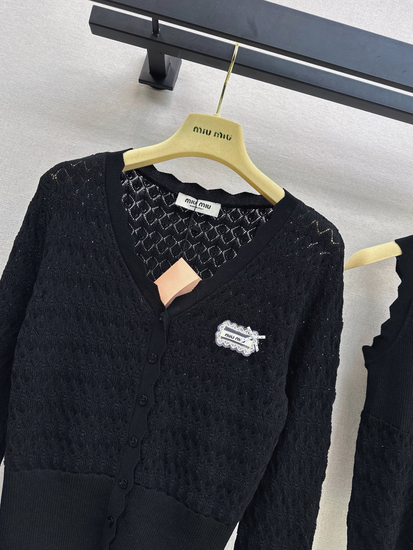 Miu 26fw knit vest cardigan sets