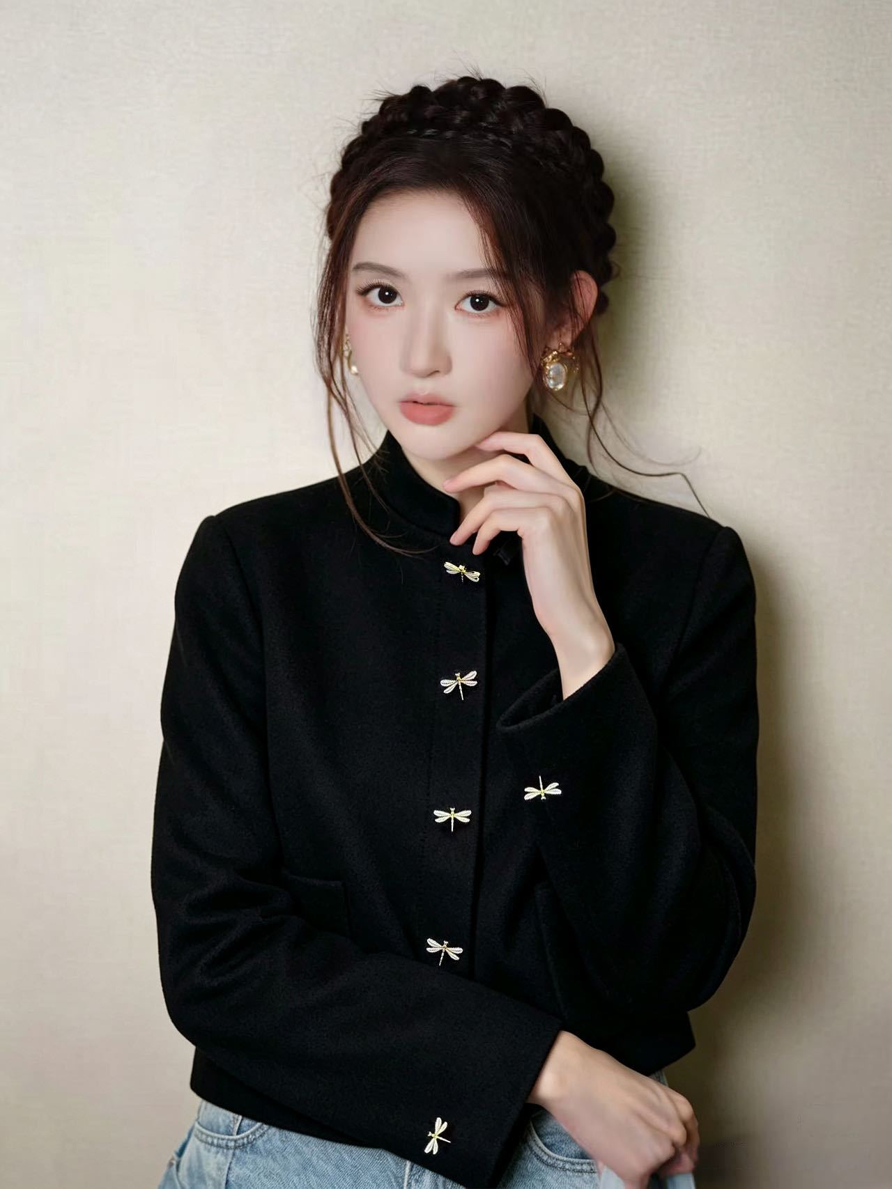 CD 26fw cropped bow jacket