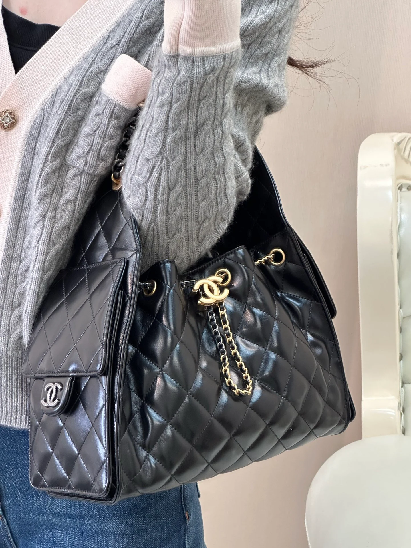 Chan 25c hobo bag