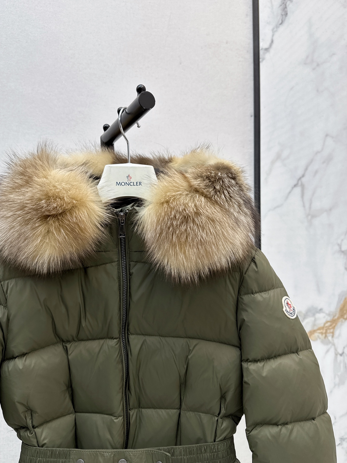 Monc 26fw hooded down jacket