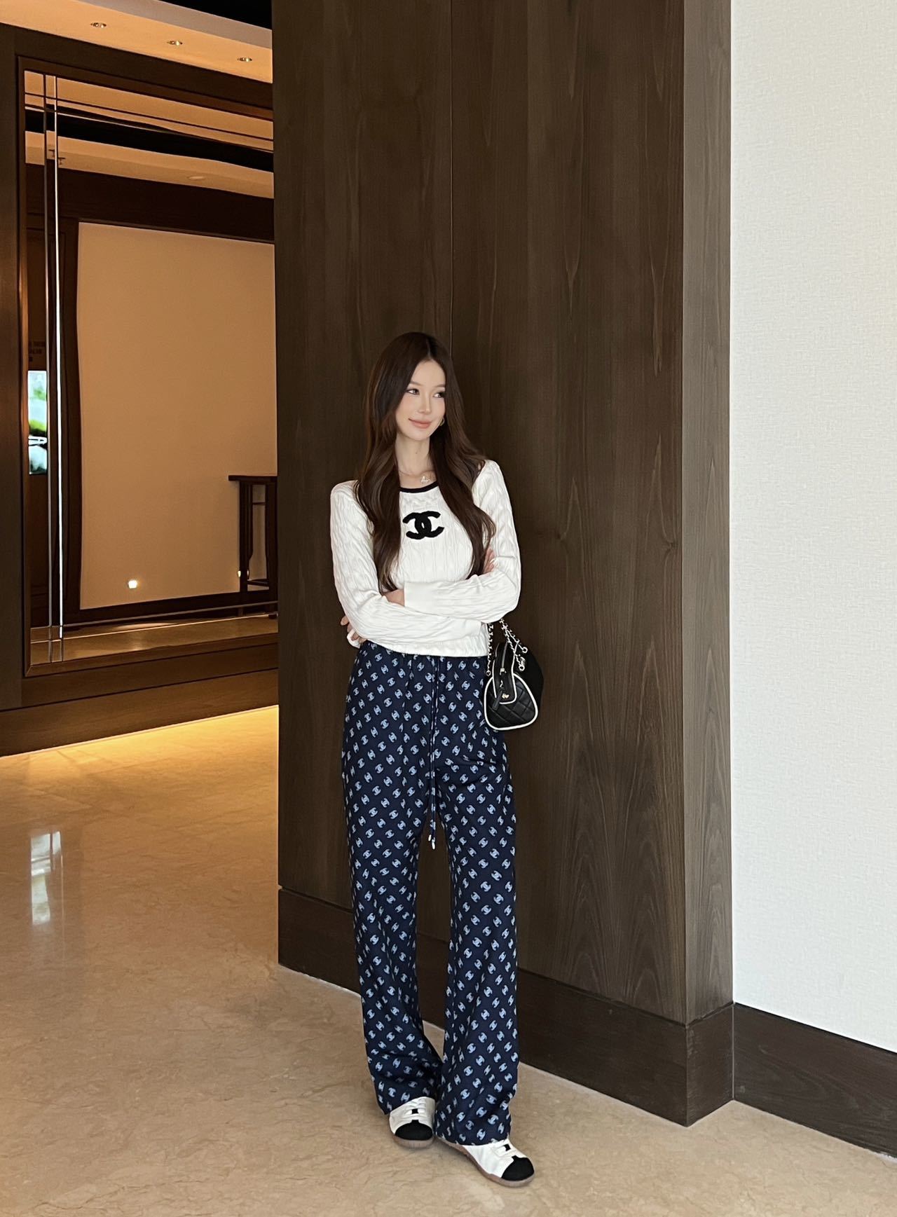 Chan 26fw print pants