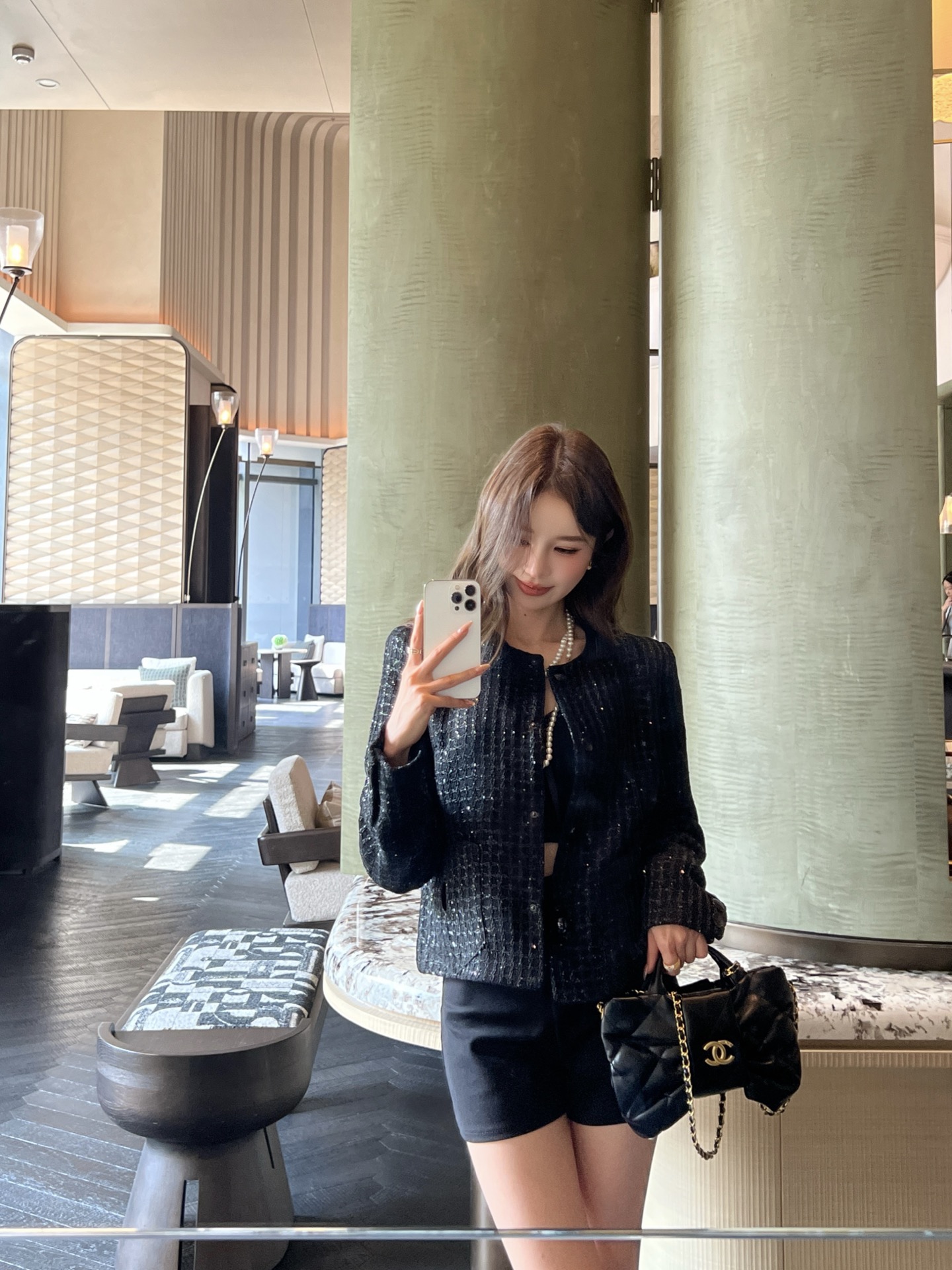 Chan 26fw tweed jacket