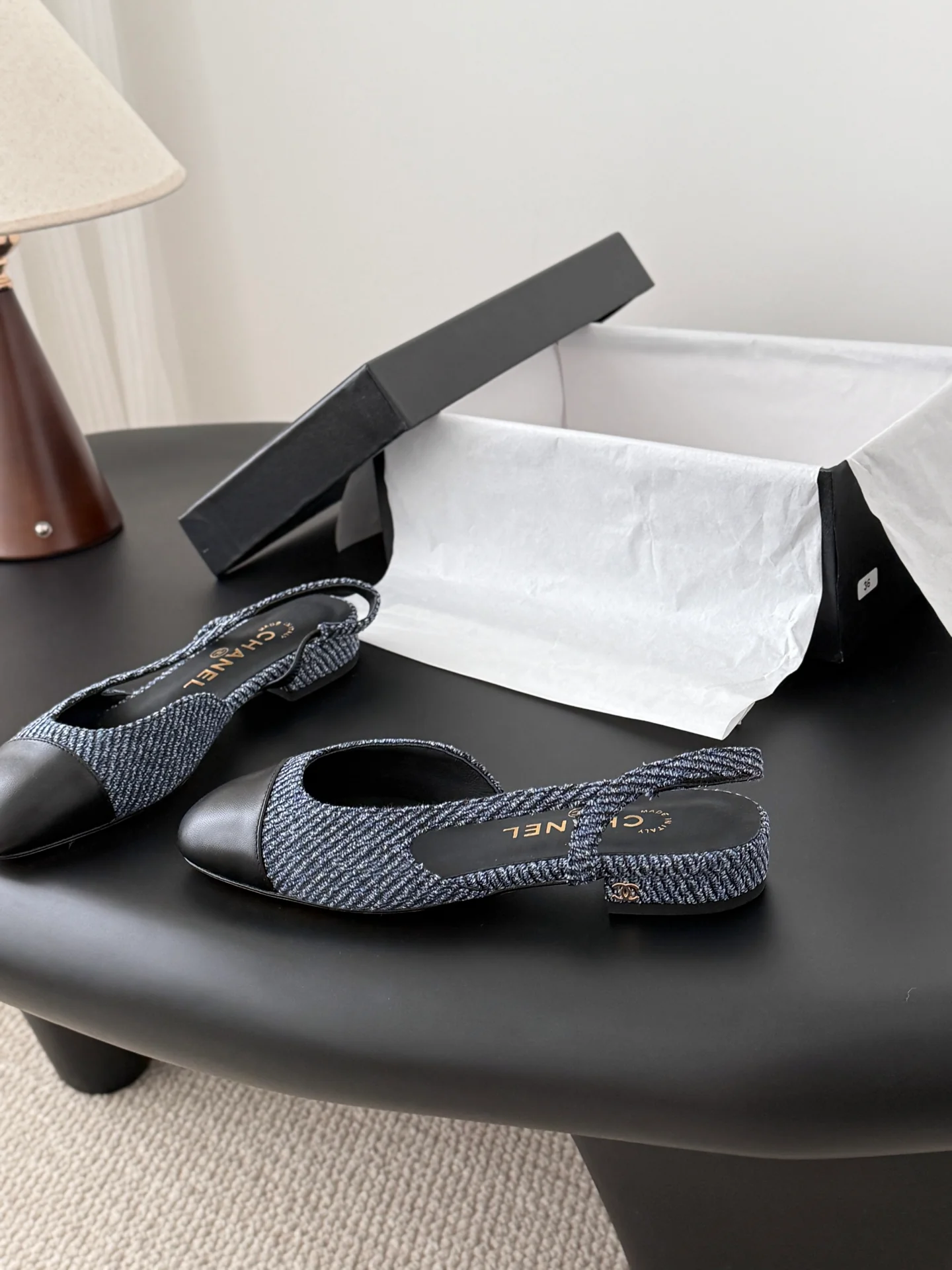 Chan 25fw slingback sandals