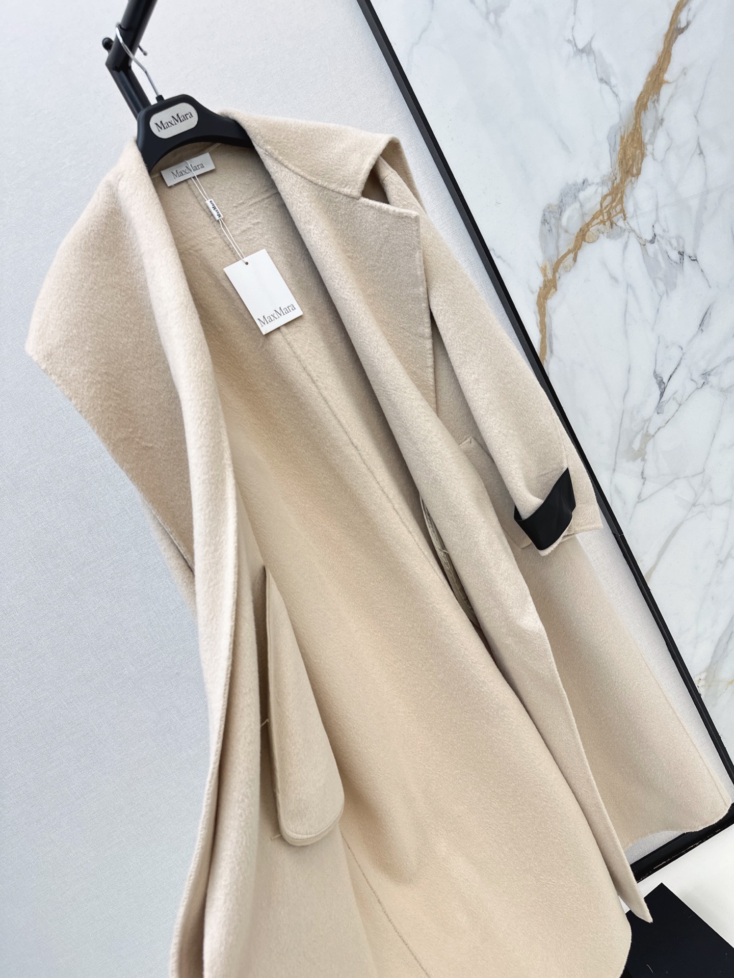 Loui 26fw woolen scarf overcoats