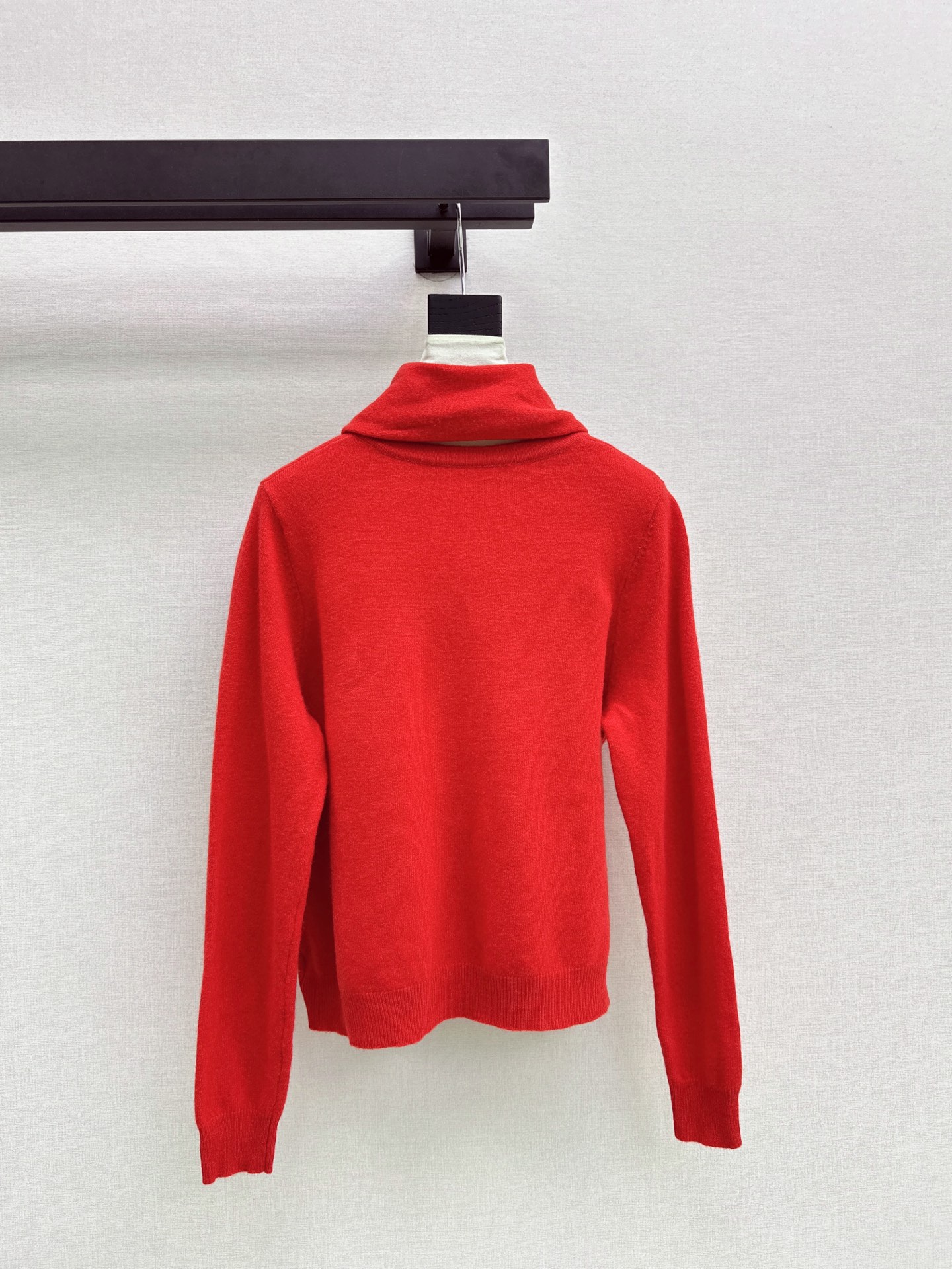 Row 26fw draped scarf-neck knit sweater