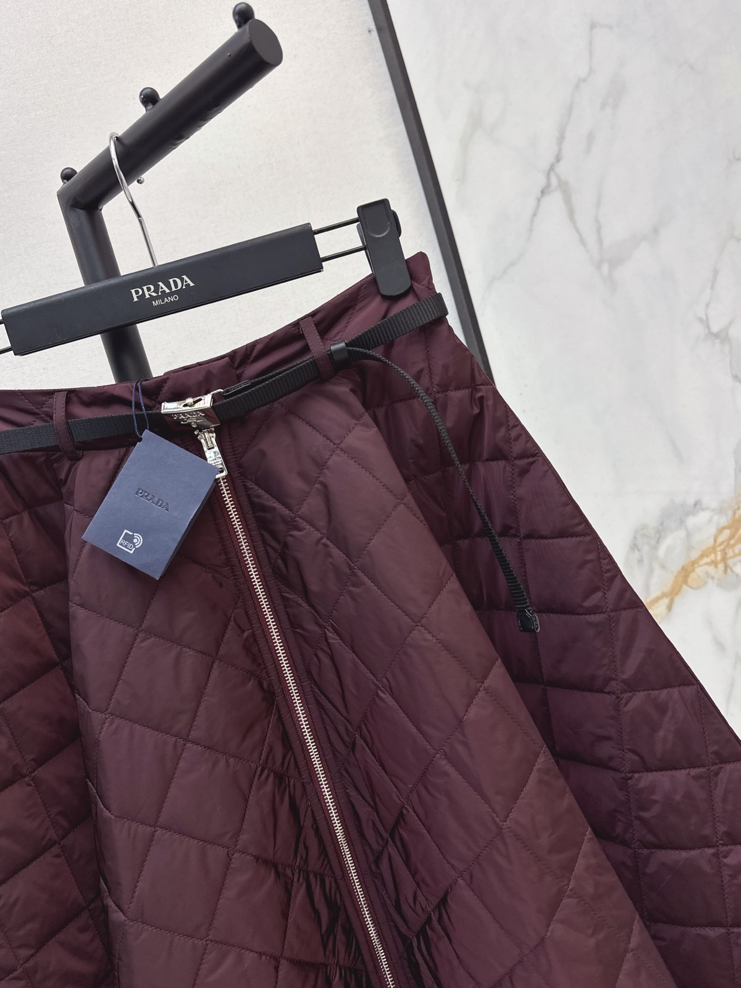 Pra 26fw zipper skirt
