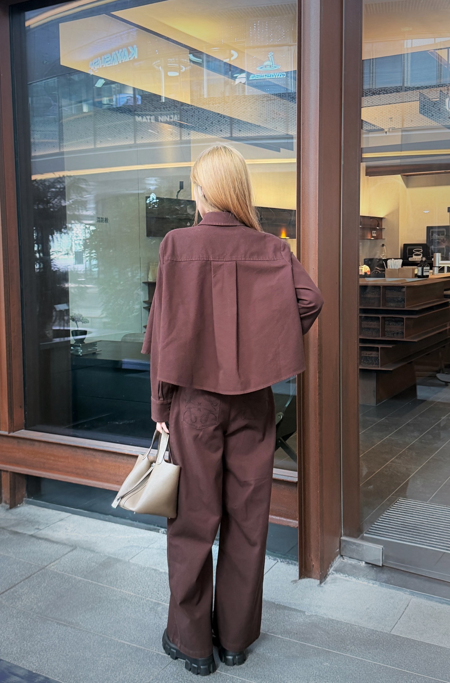 Loe 26fw straight-leg pants
