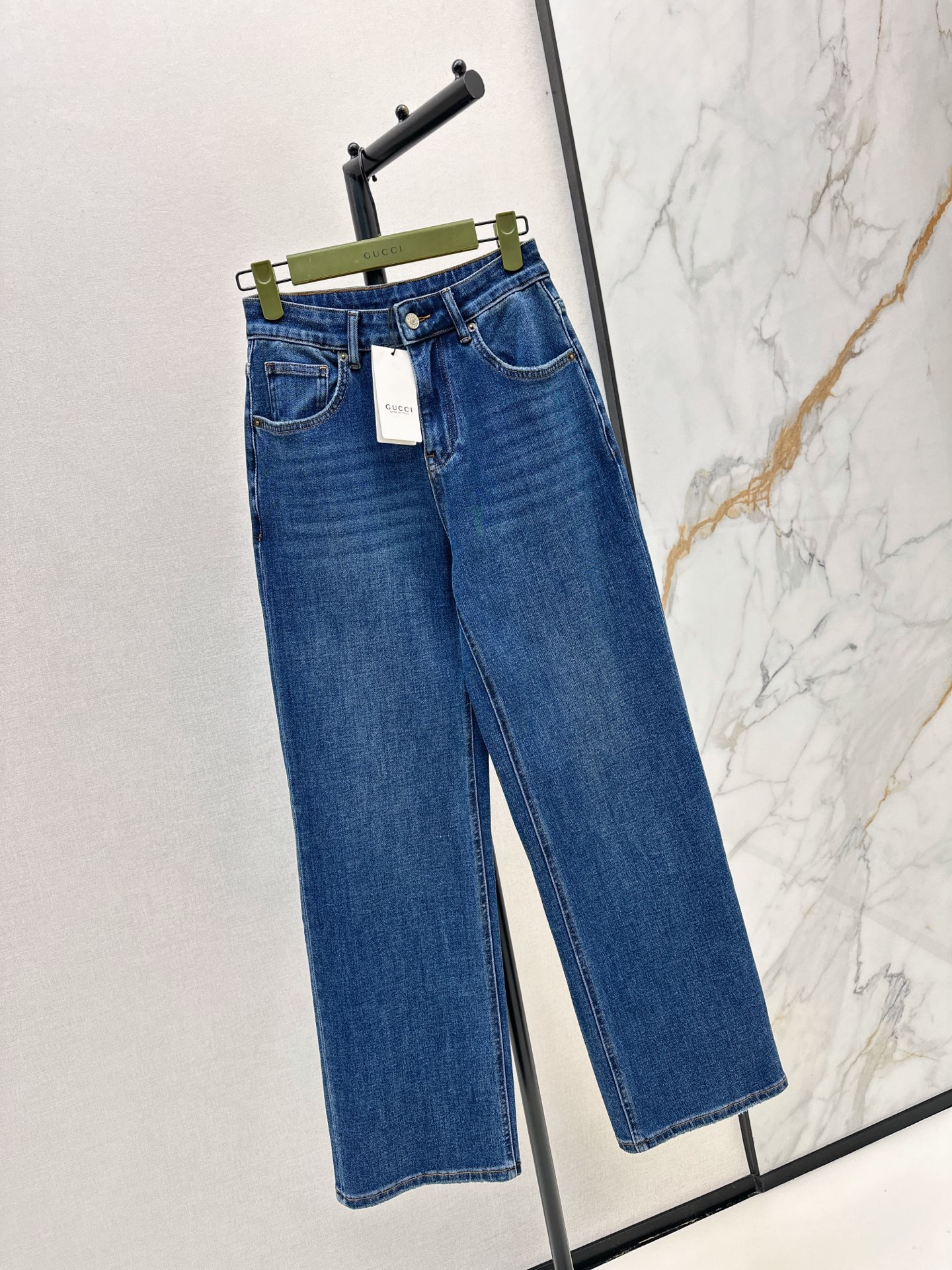 Guc 26fw straight-leg jeans