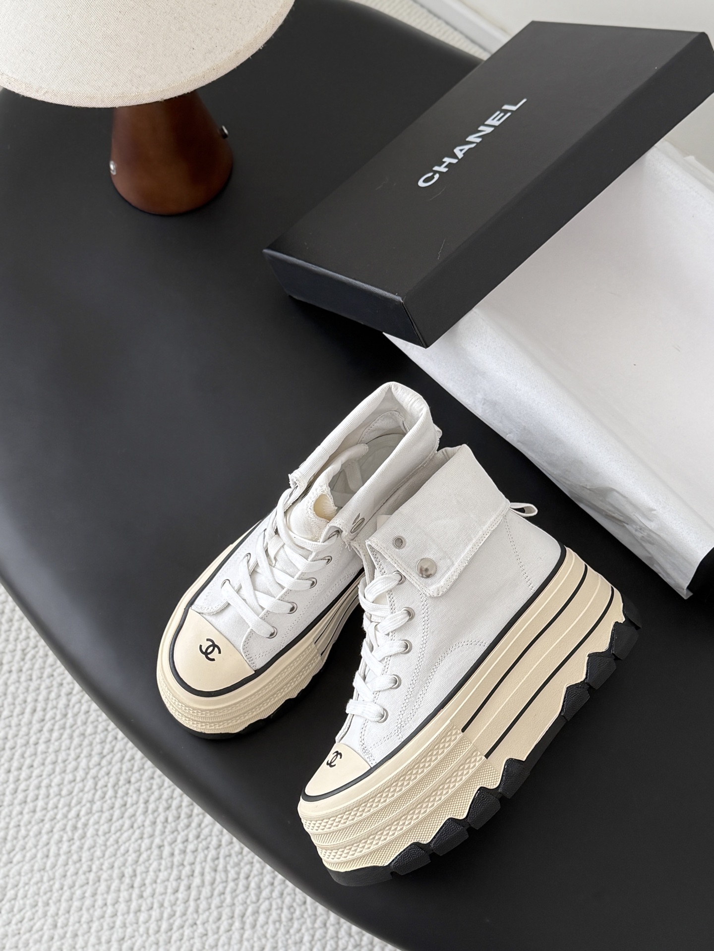Chan 26ss thick canvas shoes