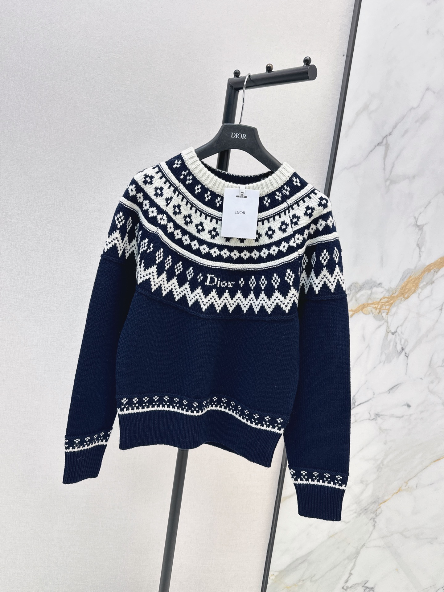 CD 26fw fair isle sweater