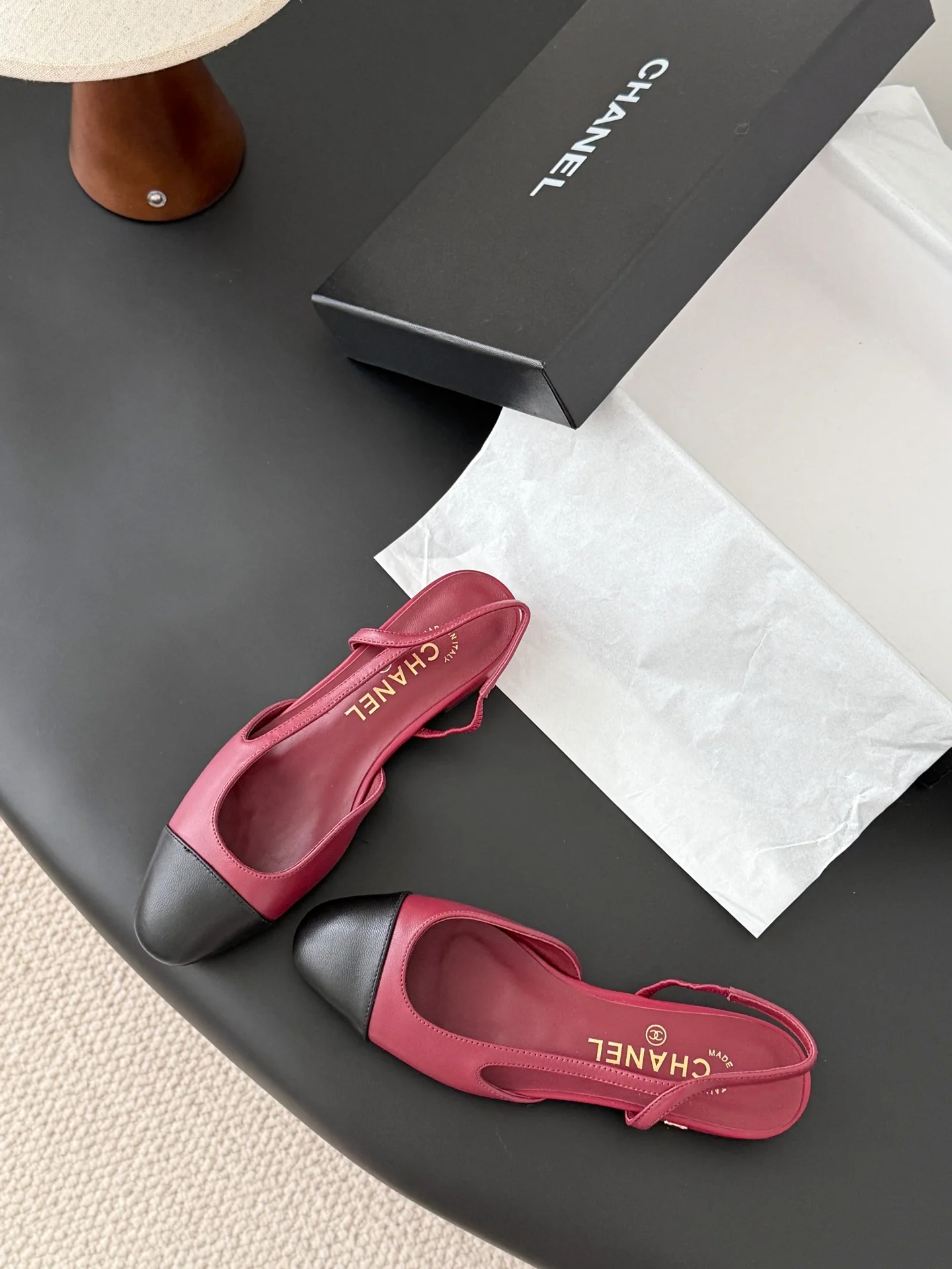 Chan 25fw slingback sandals