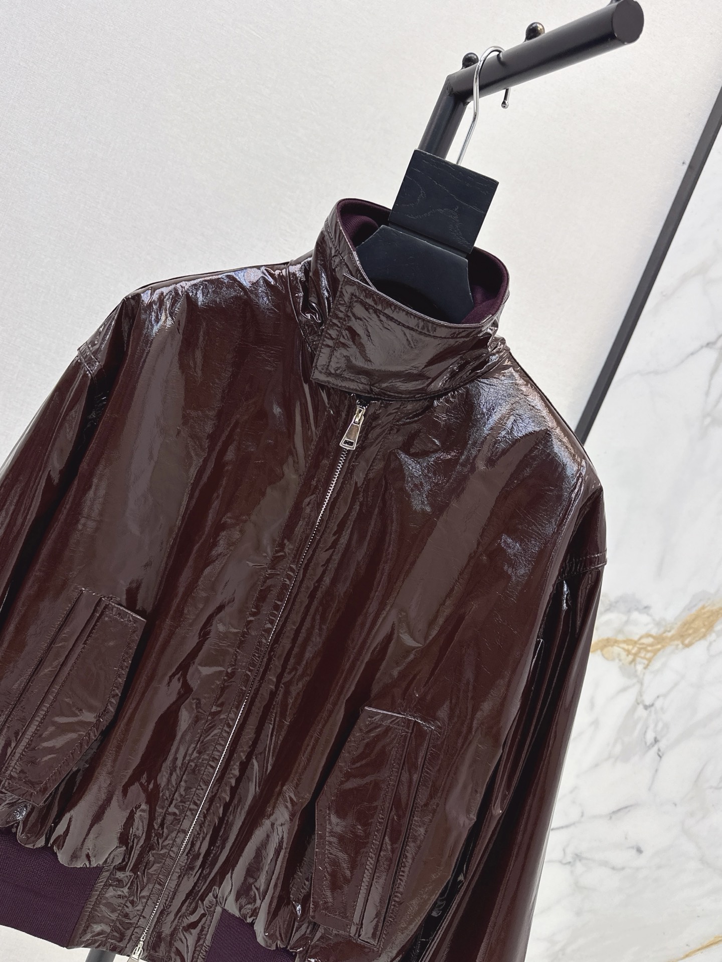 Sain 26fw leather jacket